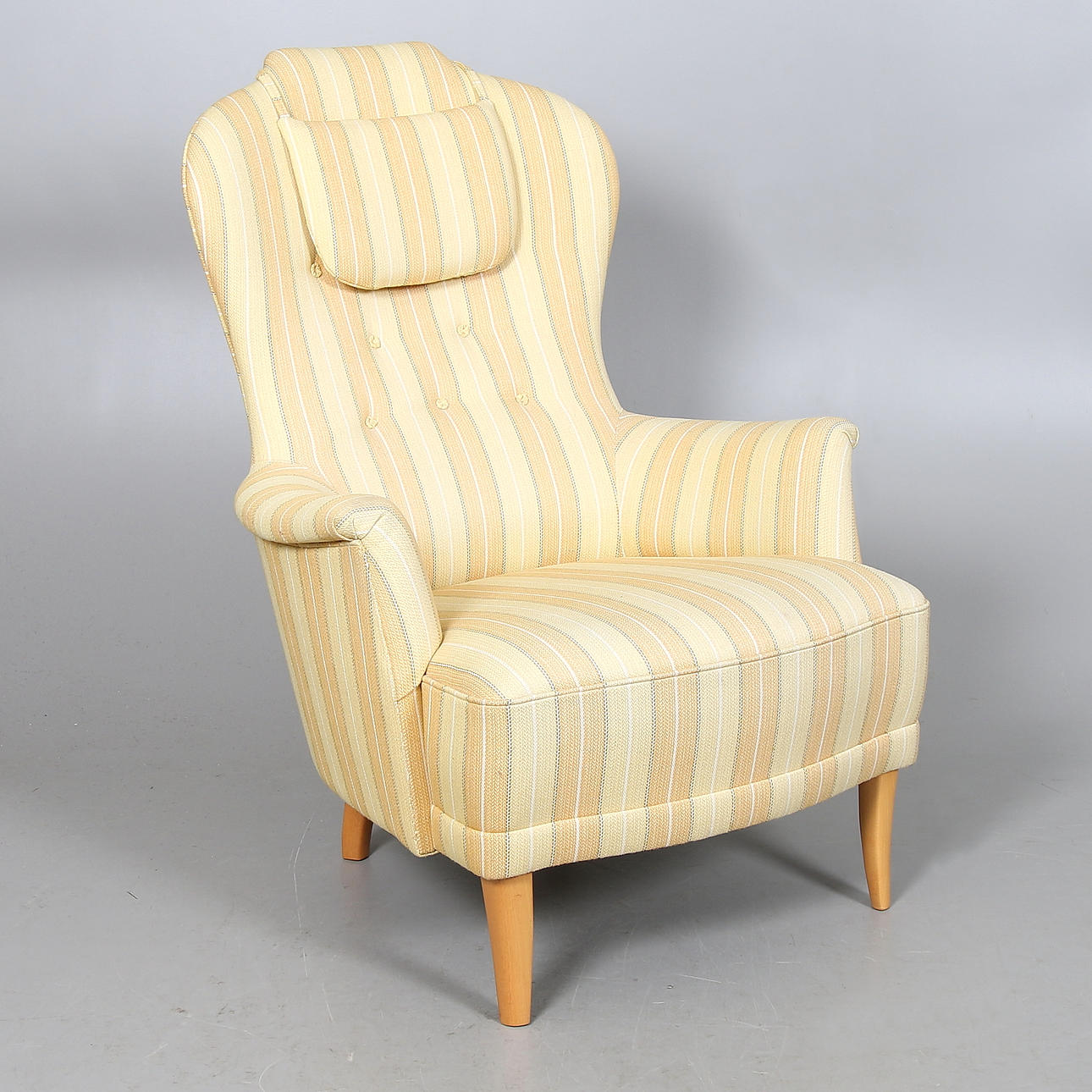 FÅTÖLJ, "Farmor", Carl Malmsten, AB O.H. Sjögren.