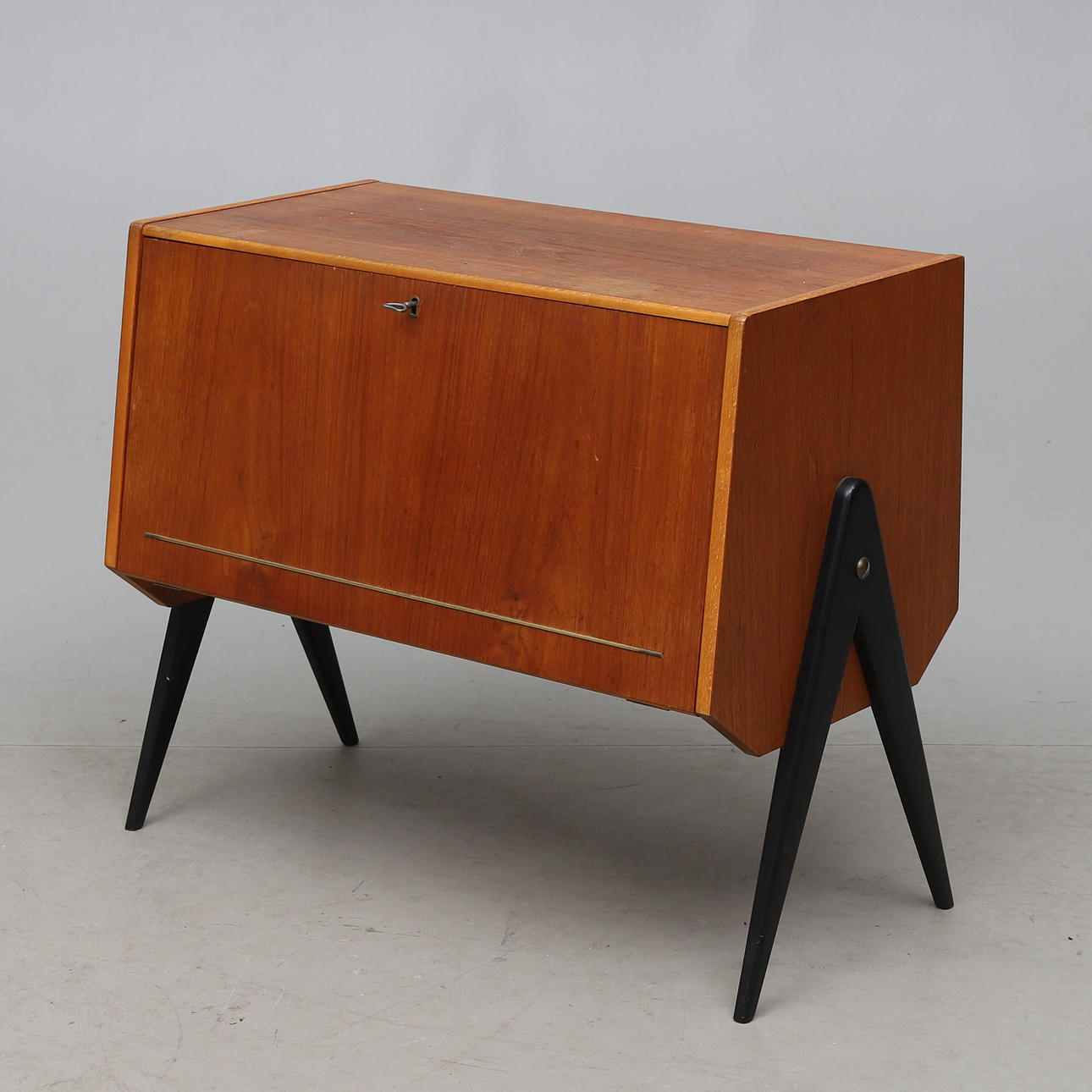 MUSIKMÖBEL, teak, 1950-tal.