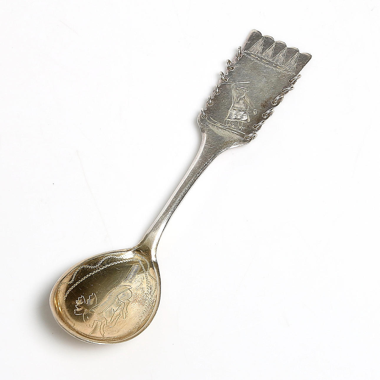 SAMESKED, silver, Karl Stenudd, 1937. Vikt 26 gram.