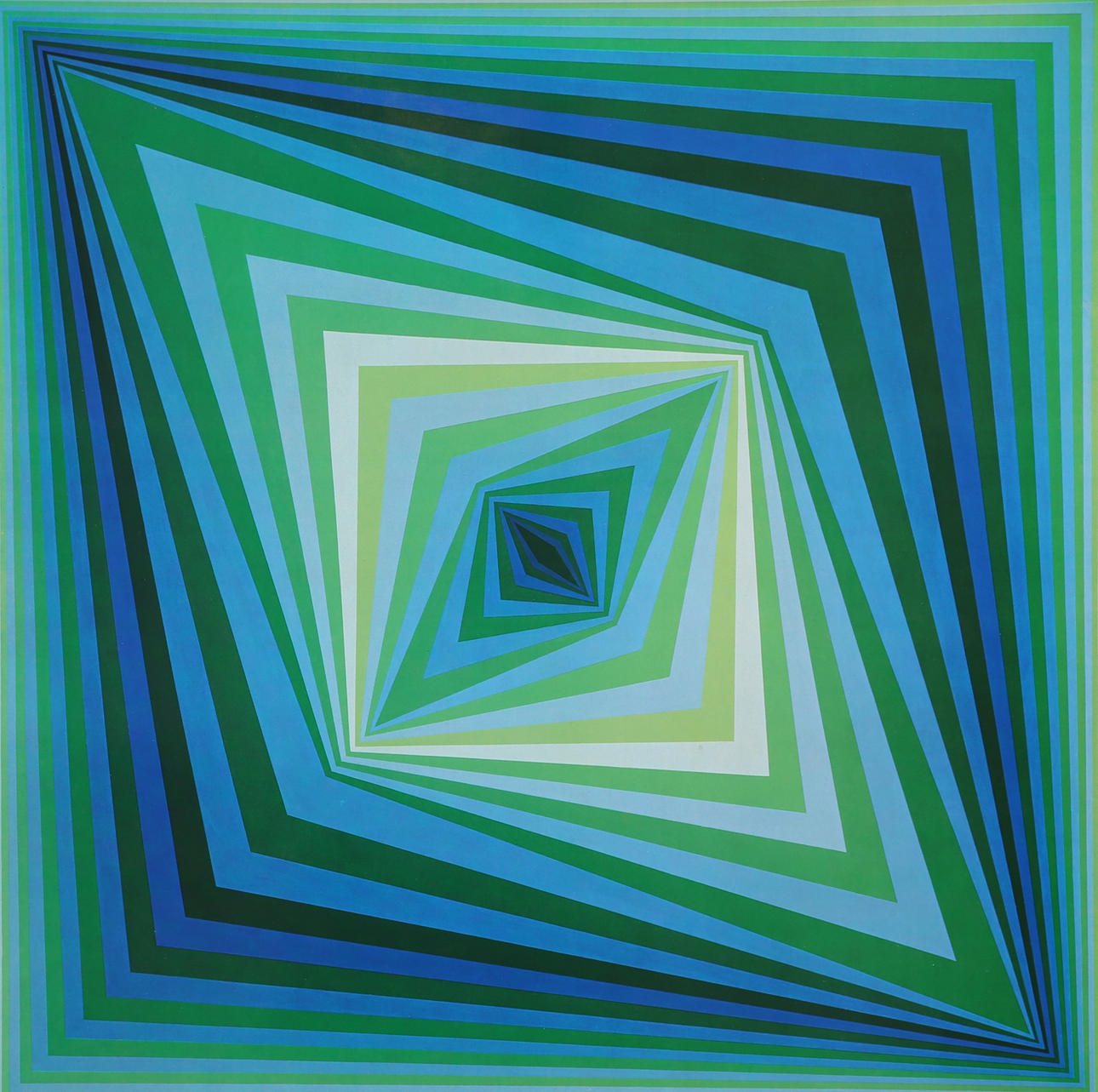 VICTOR VASARELY. NACH. "Rauten".