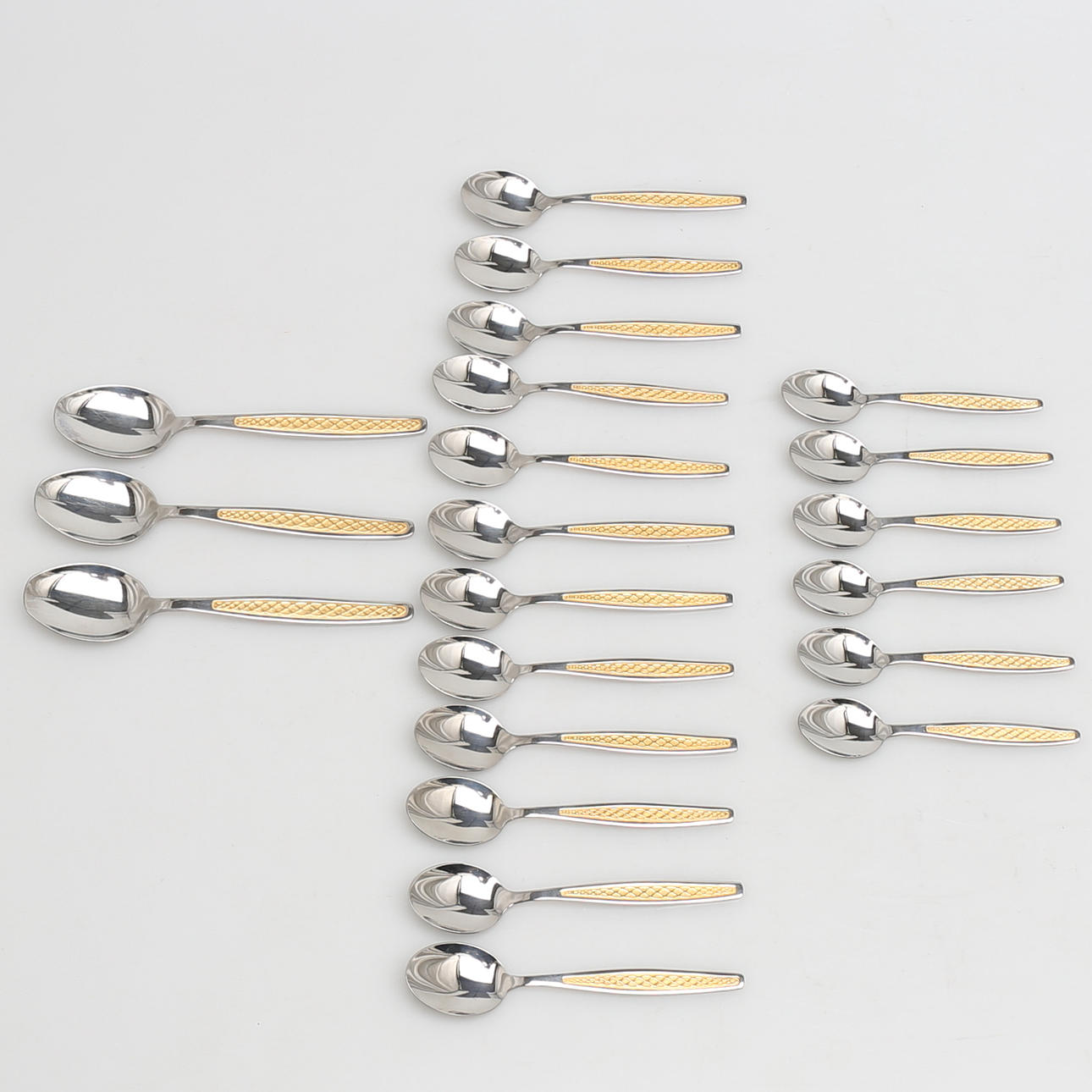 BESTICK, 21 delar, stål, "Guldi" Nils Johan.