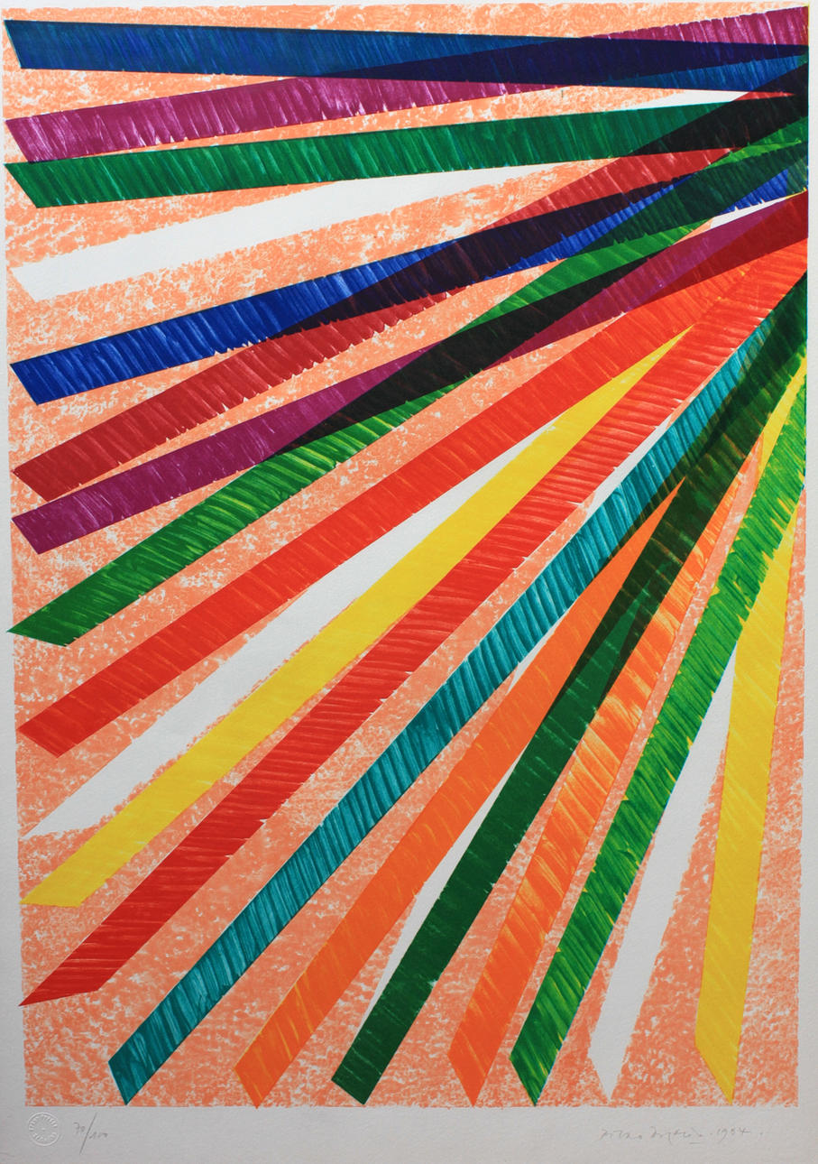 PIERO DORAZIO. ”Abstrakt komposition”.