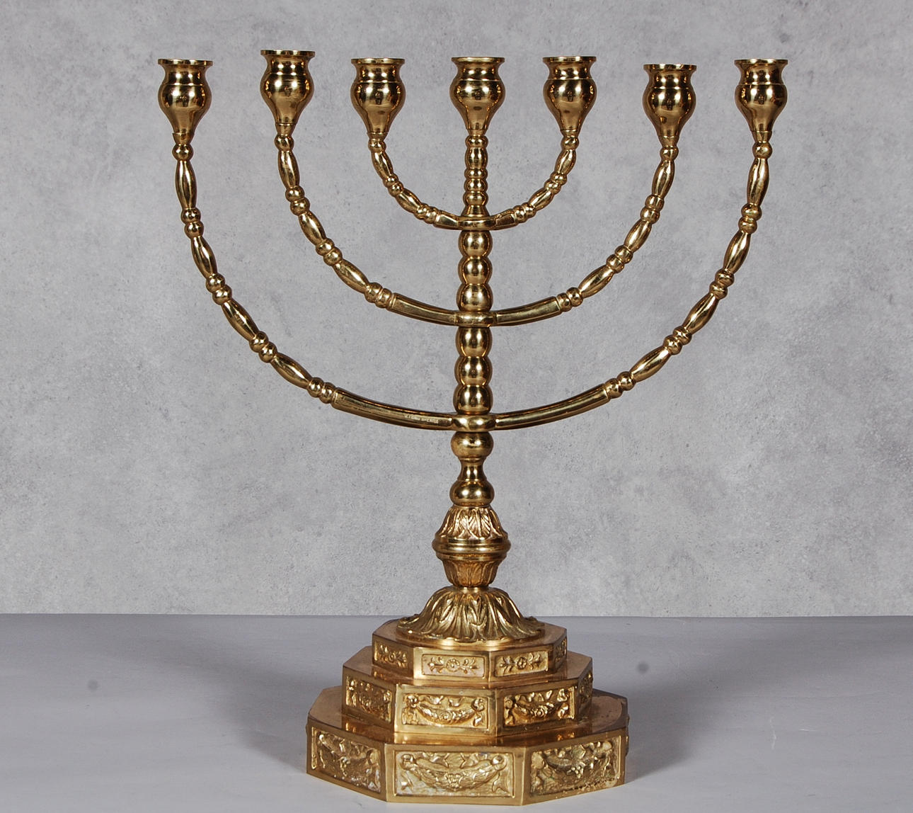 STOR KANDELABER, 7 armad.