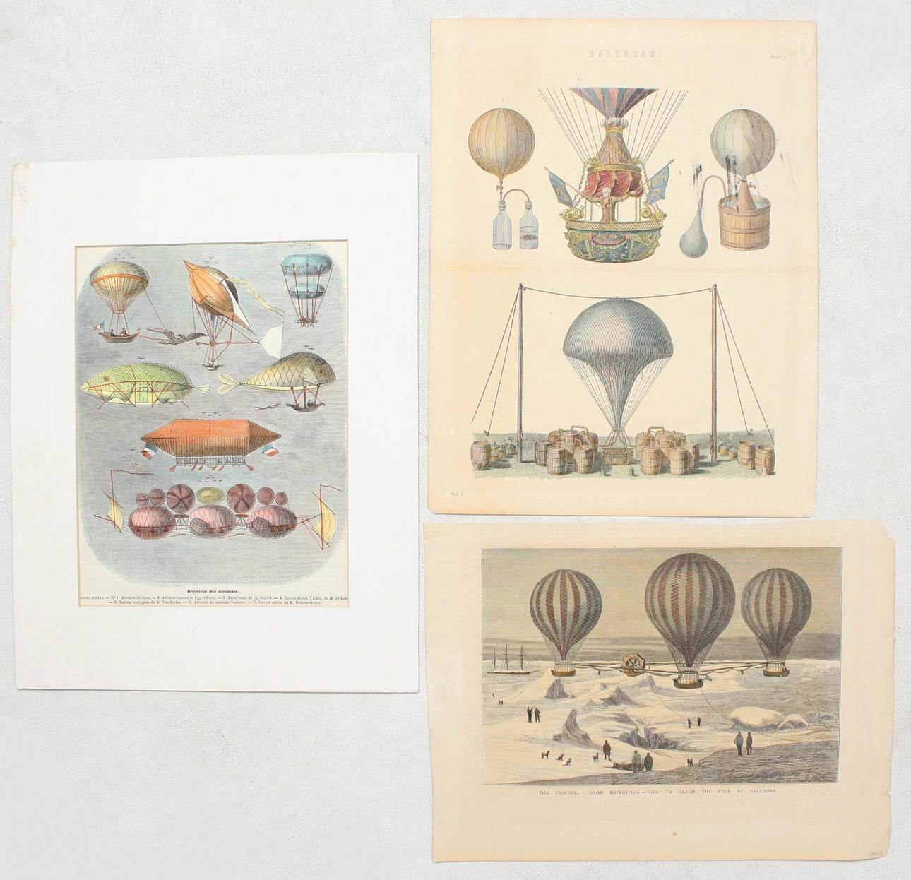 Okänd konstnär. 'ballonger' tryck.