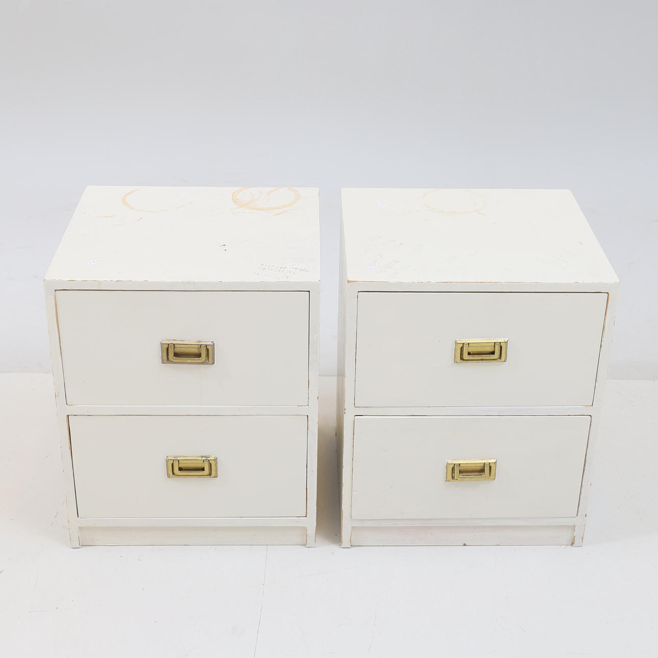 BEDROOM TABLE, 1 pair, 1900s.