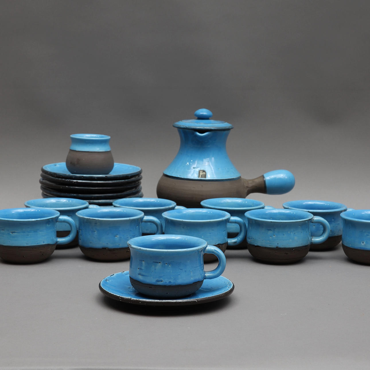 TESERVIS, 22 delar, keramik, Jie Gantofta.