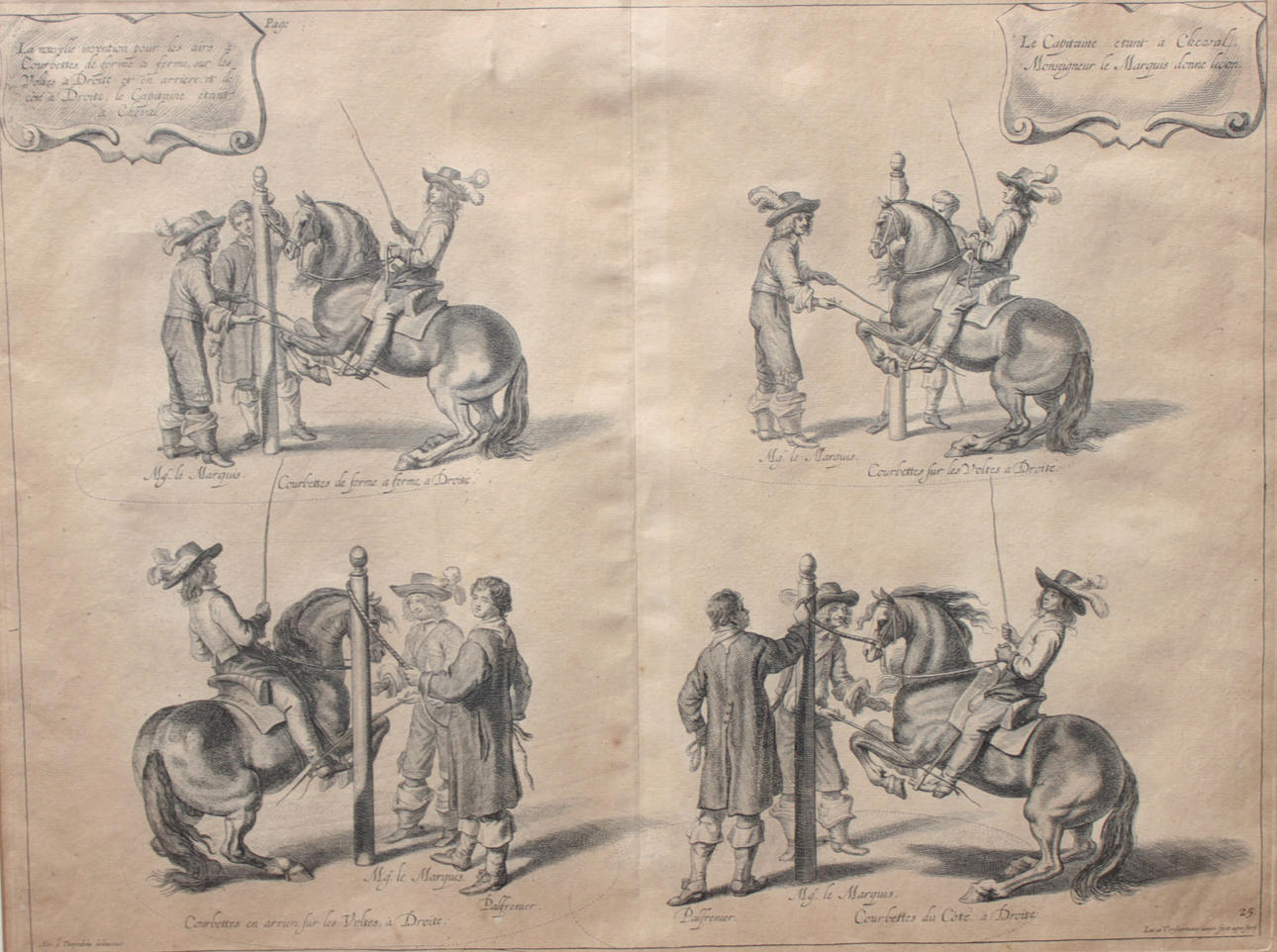 LUCAS VOSTERMAN. ”Le Capitaine Etant a Cheval”.