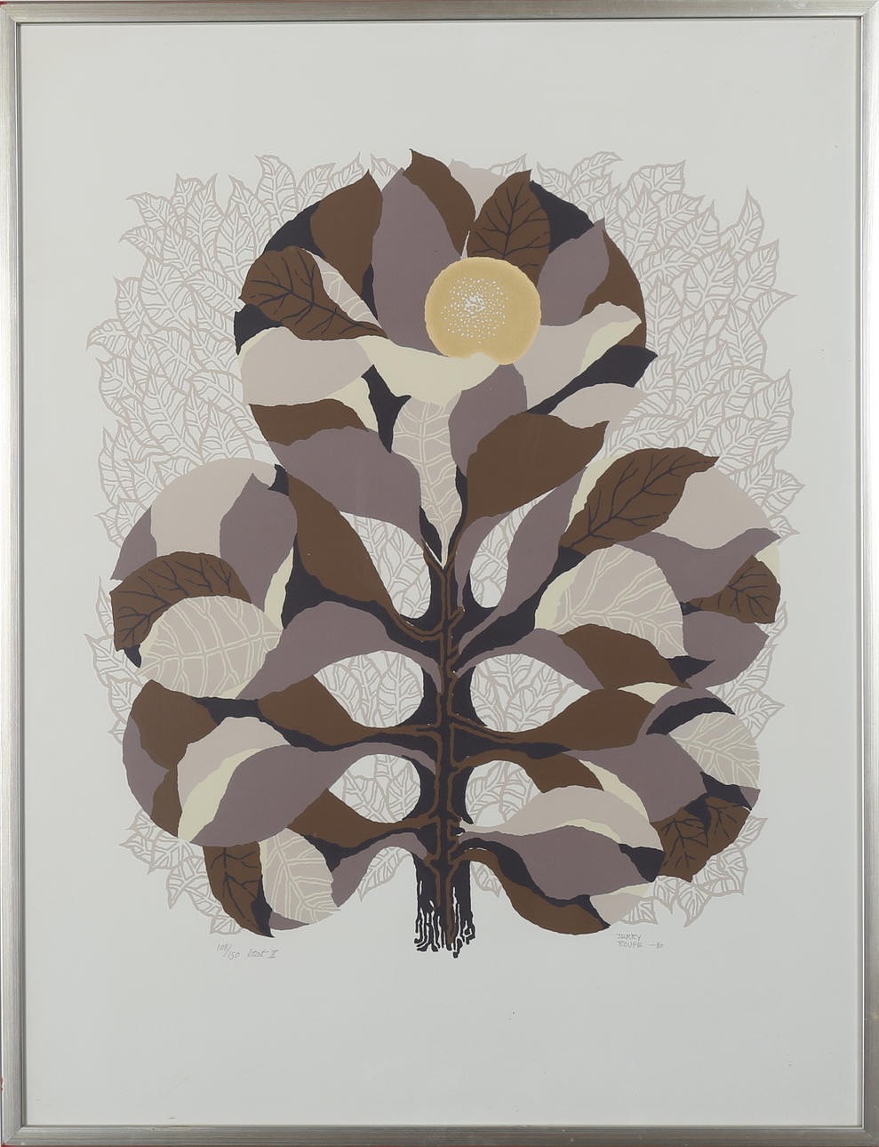 JERRY ROUPE. Färglitografi, "Etat II" signerad, daterad -80 samt numrerad 108/150.