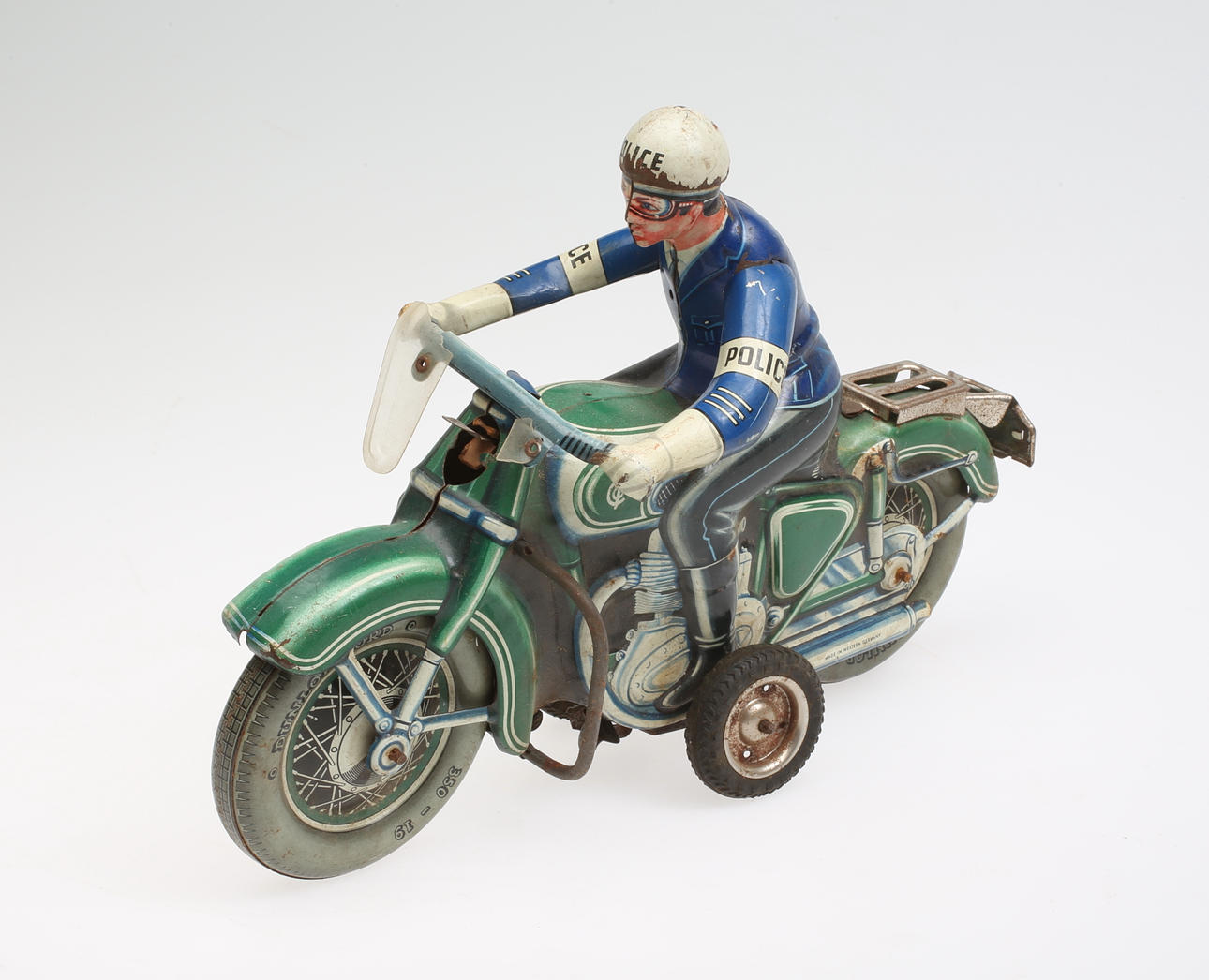PLÅTMOTORCYKEL, "Polismodell", 1960-tal.