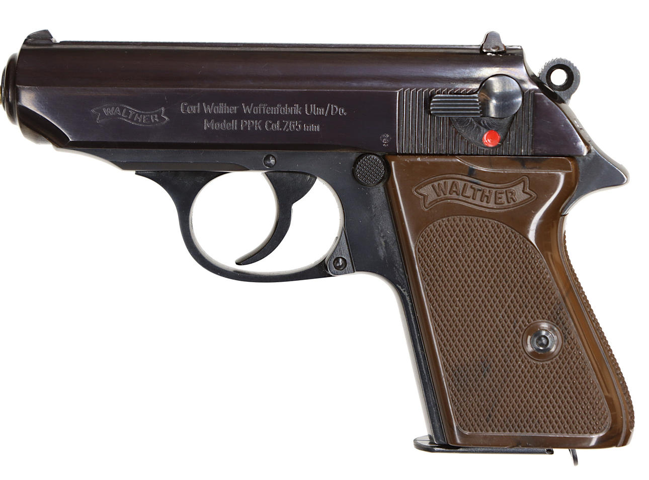 PISTOL, Semi-automatic, make Walther Ulm, model PPK, caliber 7.65mm ...