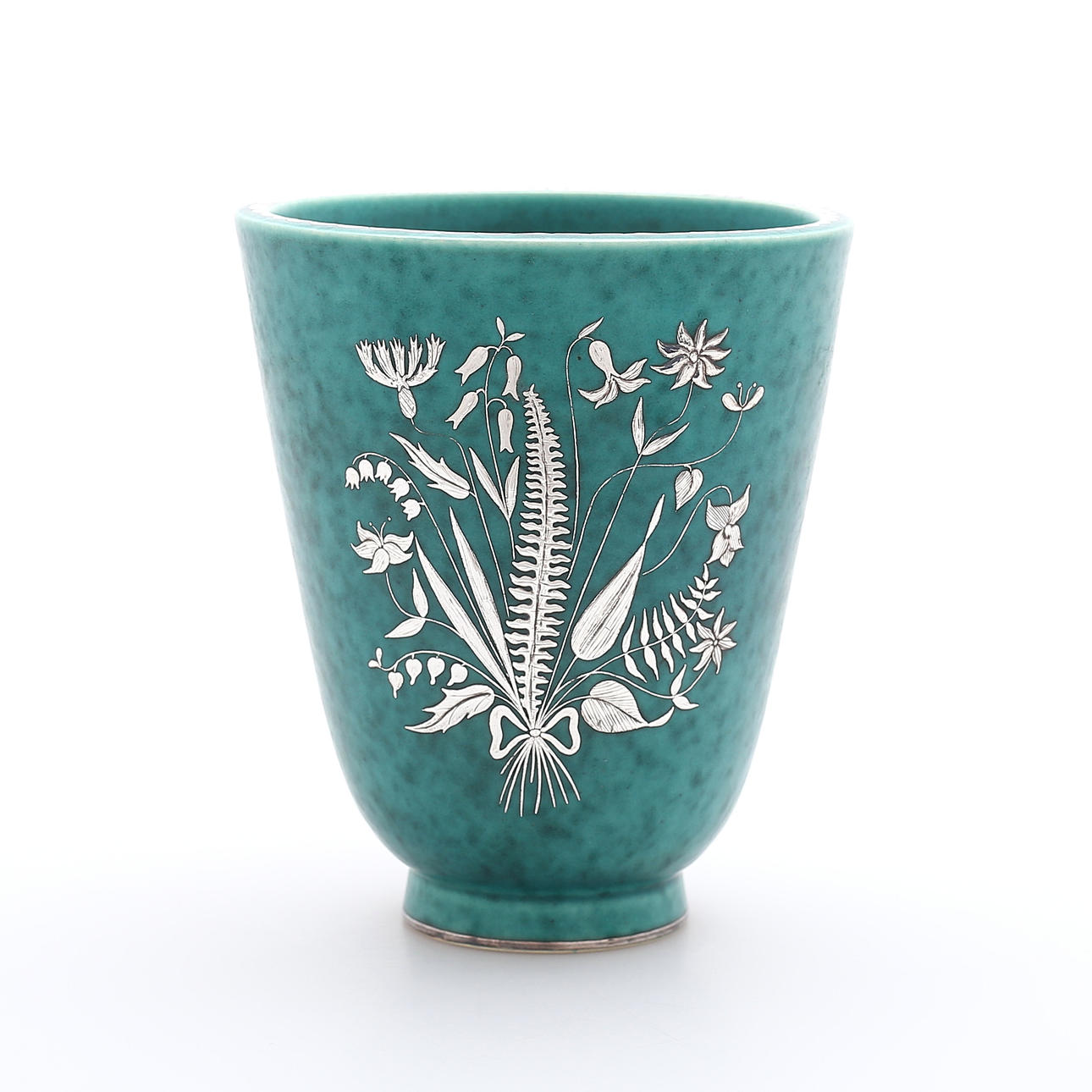 WILHELM KÅGE. "Argenta", Vase, Keramik, Gustavsberg.