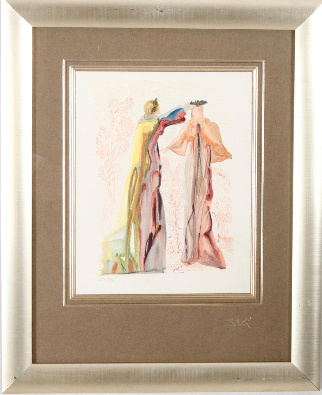 SALVADOR DALI. EFTER. Färglitorgafi.