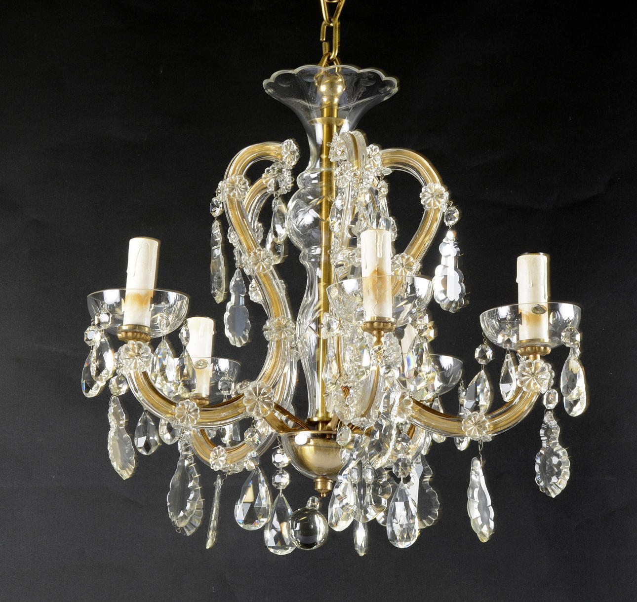 LJUSKRONA TILL 5 LJUS, Venitiansk stil, 1900-tal.