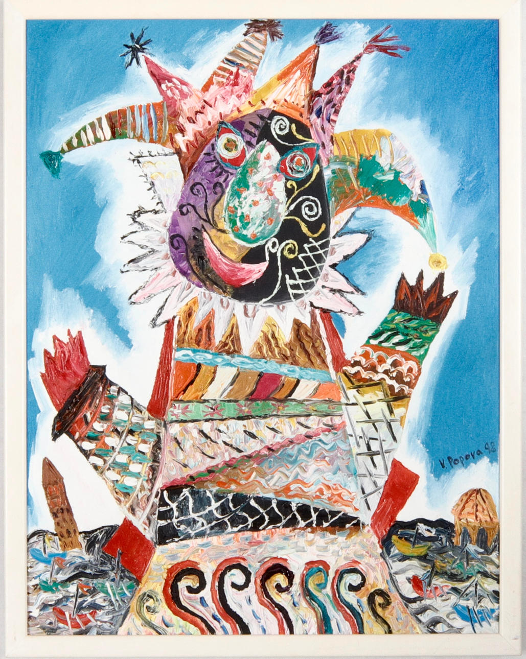 VIKTORIA POPOVA. óleo sobre lienzo.