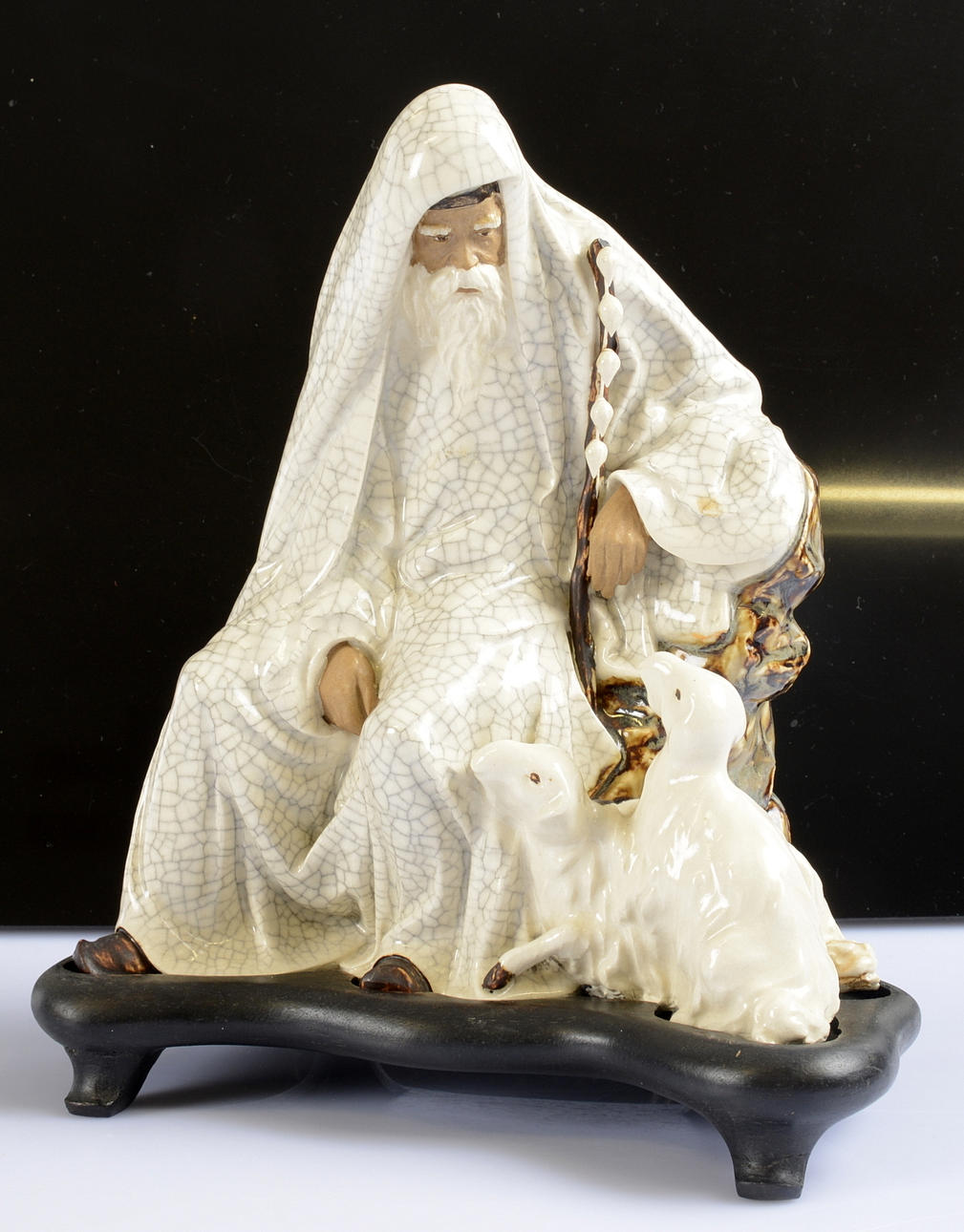 FIGURIN, keramik, fåraherde, 1900 talets andra hälft.