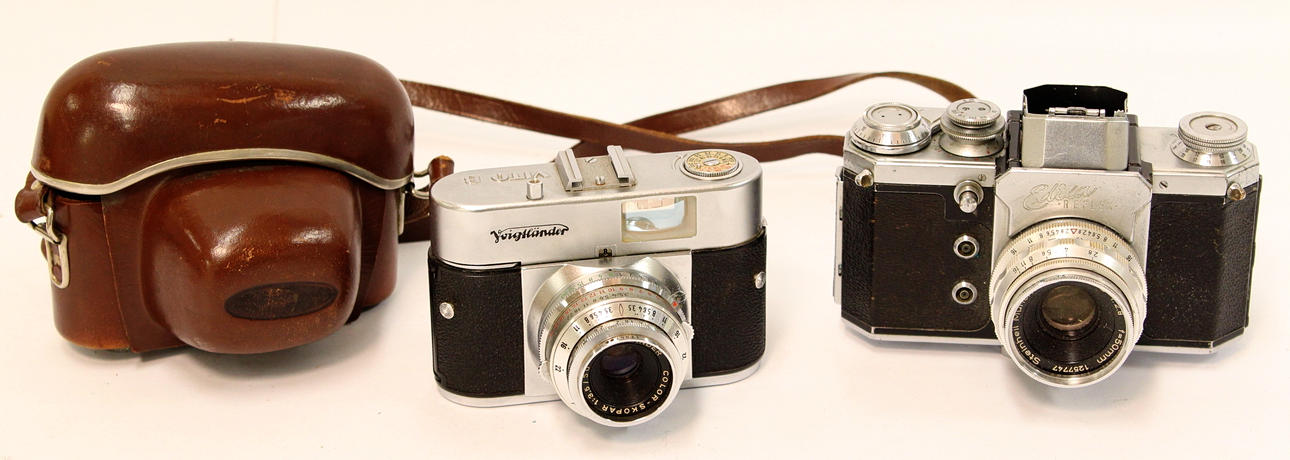 KAMERA PAKET, 2 st, Voigtländer, Edixa.