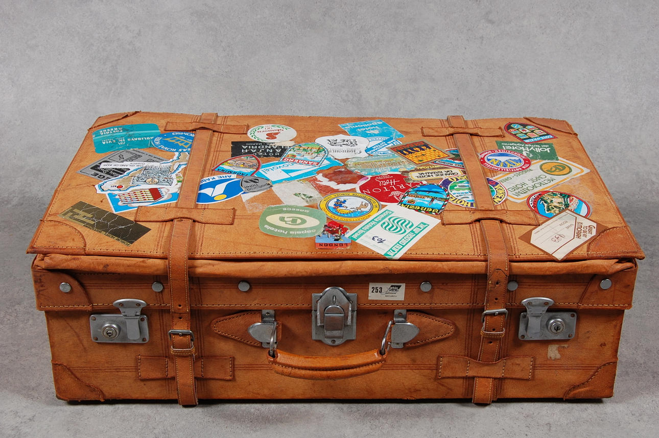 RESVÄSKA, 1950-60-tal, proveniens Krapperups slott.