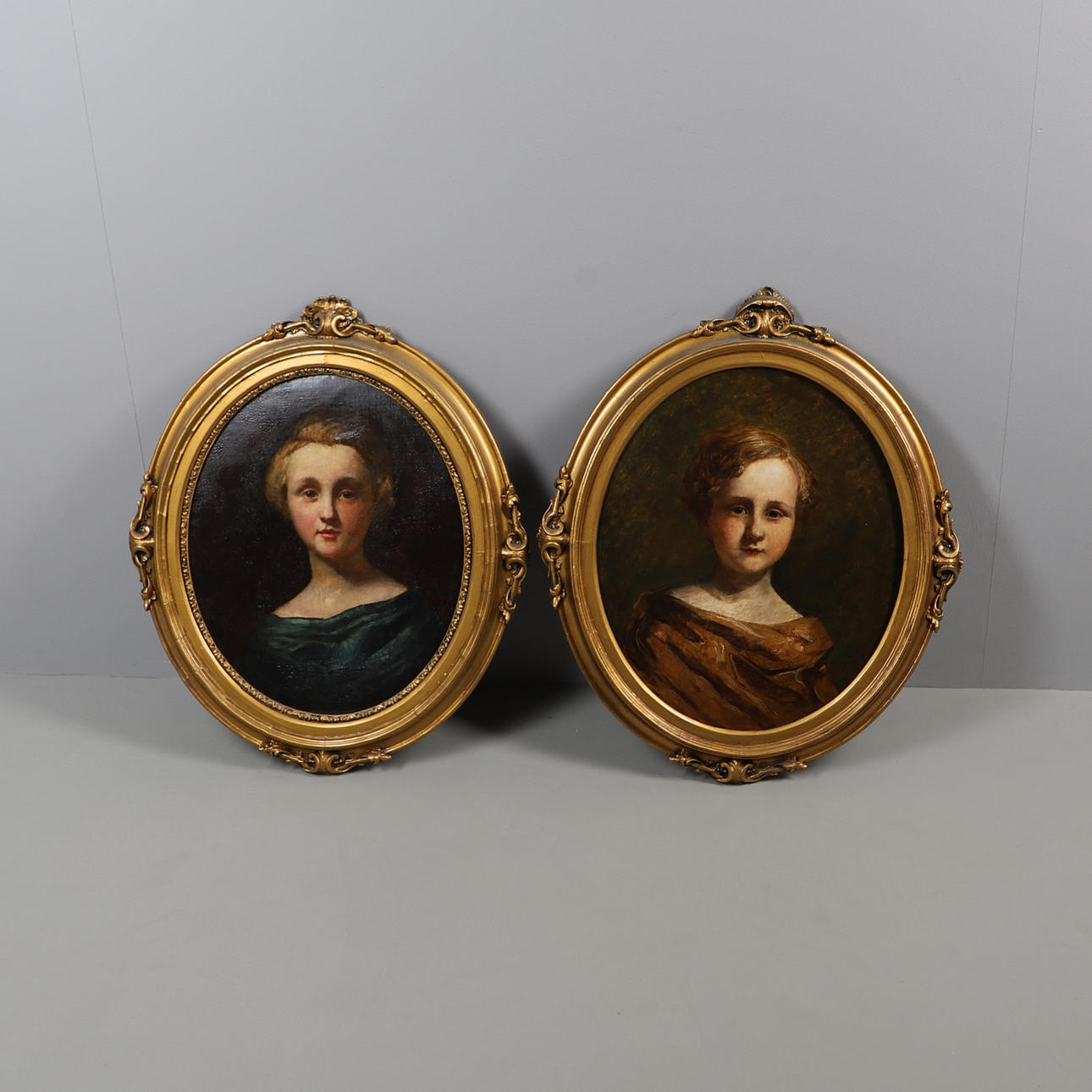 WILLIAM CRABB (1811-1876). PORTRAITS OF ERSKINE DOUGLAS SANDFORD (1836-1845); and WILLIAM GRAHAM SANDFORD (1834-1884).