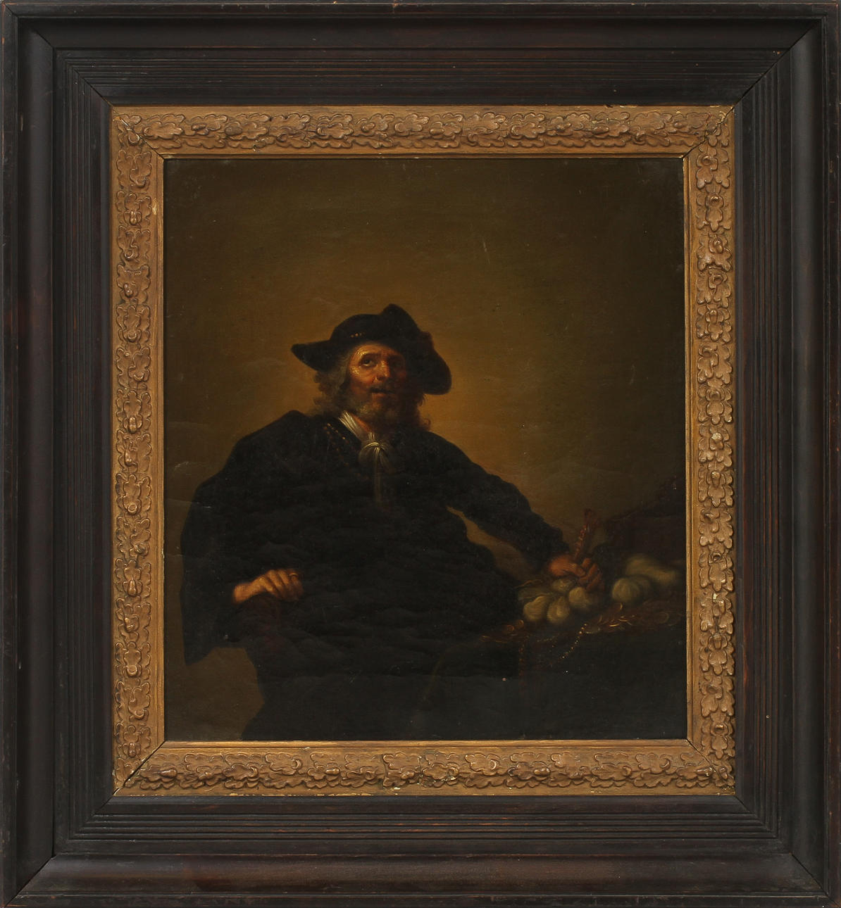 OIDENTIFIERAD KONSTNÄR,Porträtt, olja på duk, tidigt 1800-tal, Mellaneuropa.