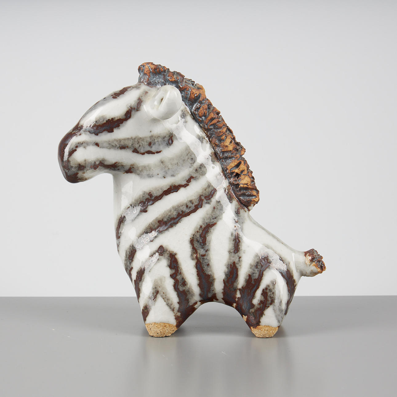 TAISTO KAASINEN, zebra, keramikfigur, Arabia. Keramik & Porslin