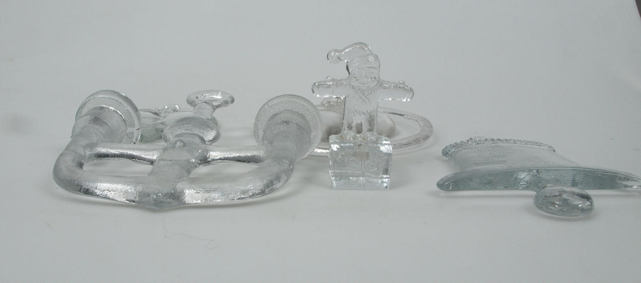 BERTIL VALLIEN. Fönstersmycken, glas, 5 stycken, Boda.