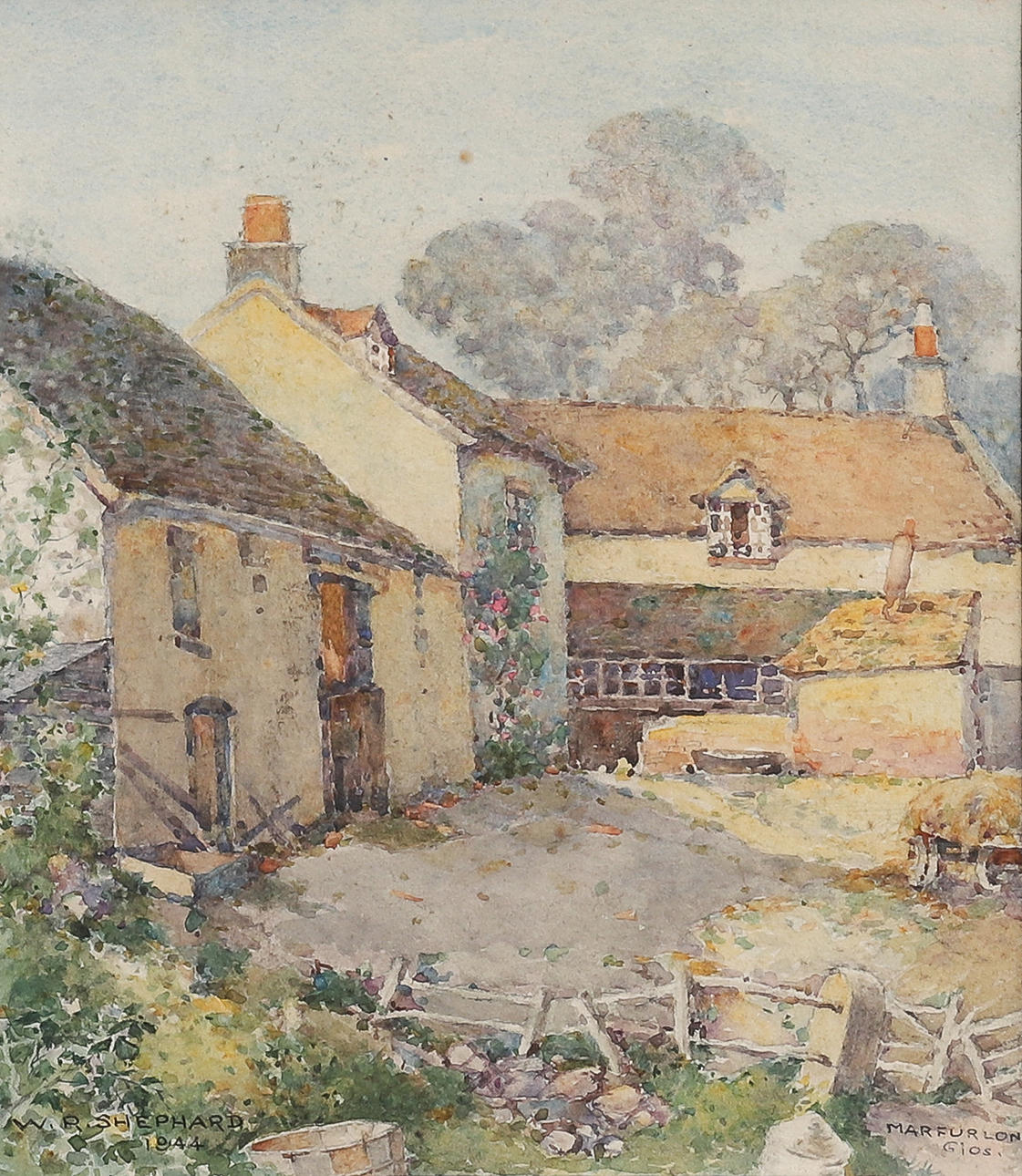 W R SHEPHARD, 20TH CENTURY. MORET SUR LOING. Art - Engravings & Prints ...