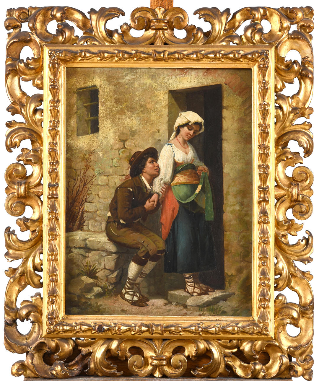 FOLLOWER OF LUIGI BECHI (1830-1919). AN ARDENT WOOING.