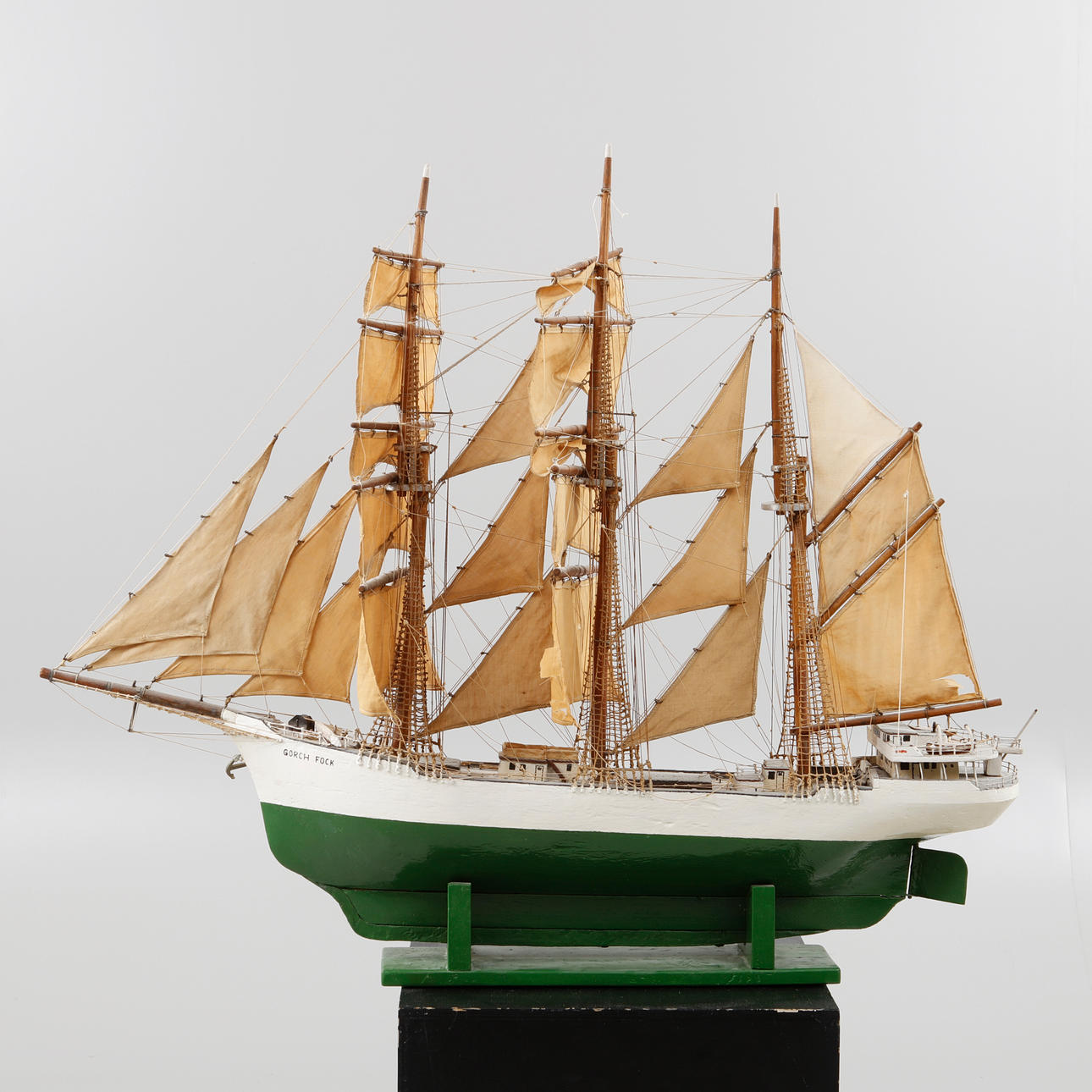Maqueta de barco, "Gorch Fock", Kiel.