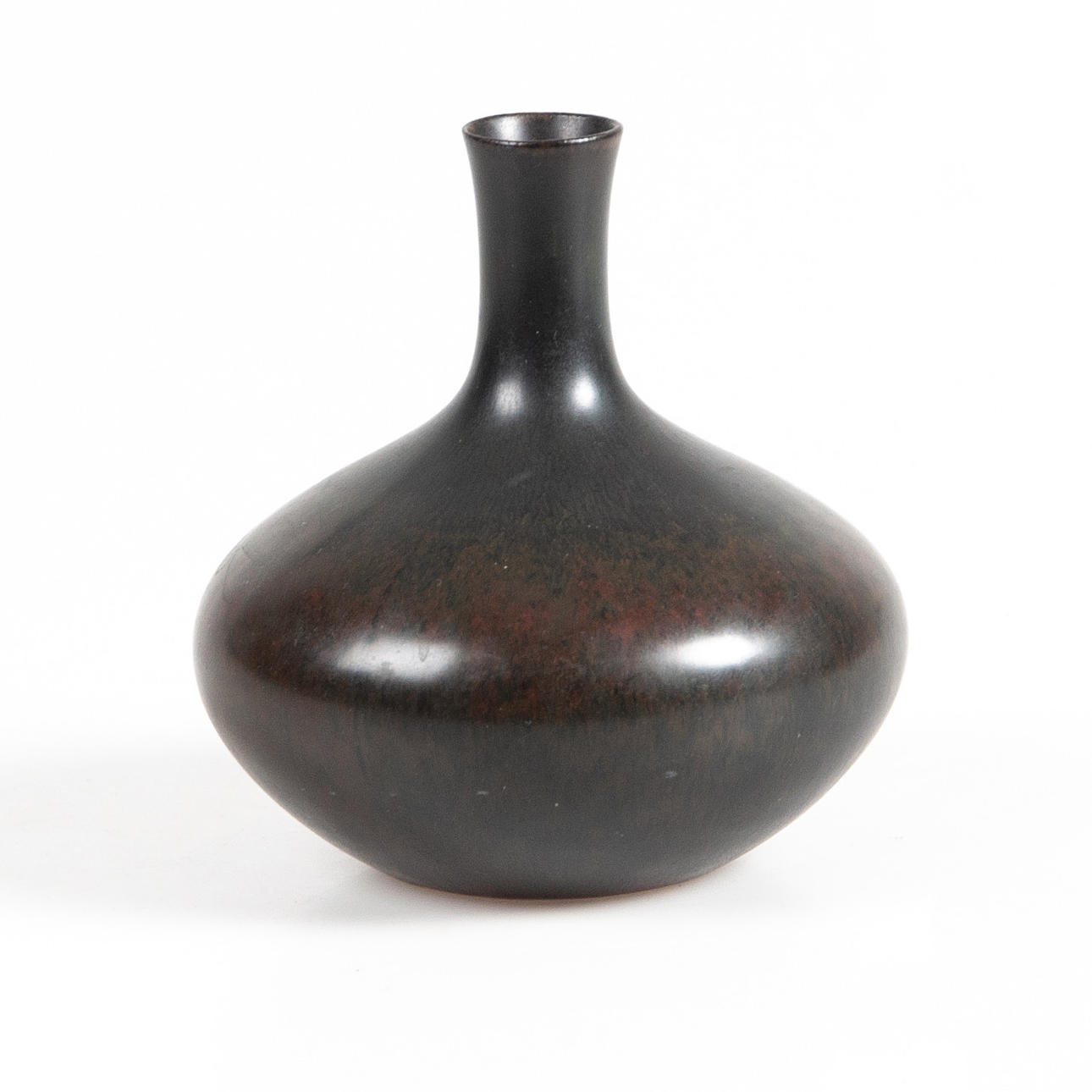 CARL-HARRY STÅLHANE. für Rörstrand, Vase, Harfenfellglasur, Formcode SYM.