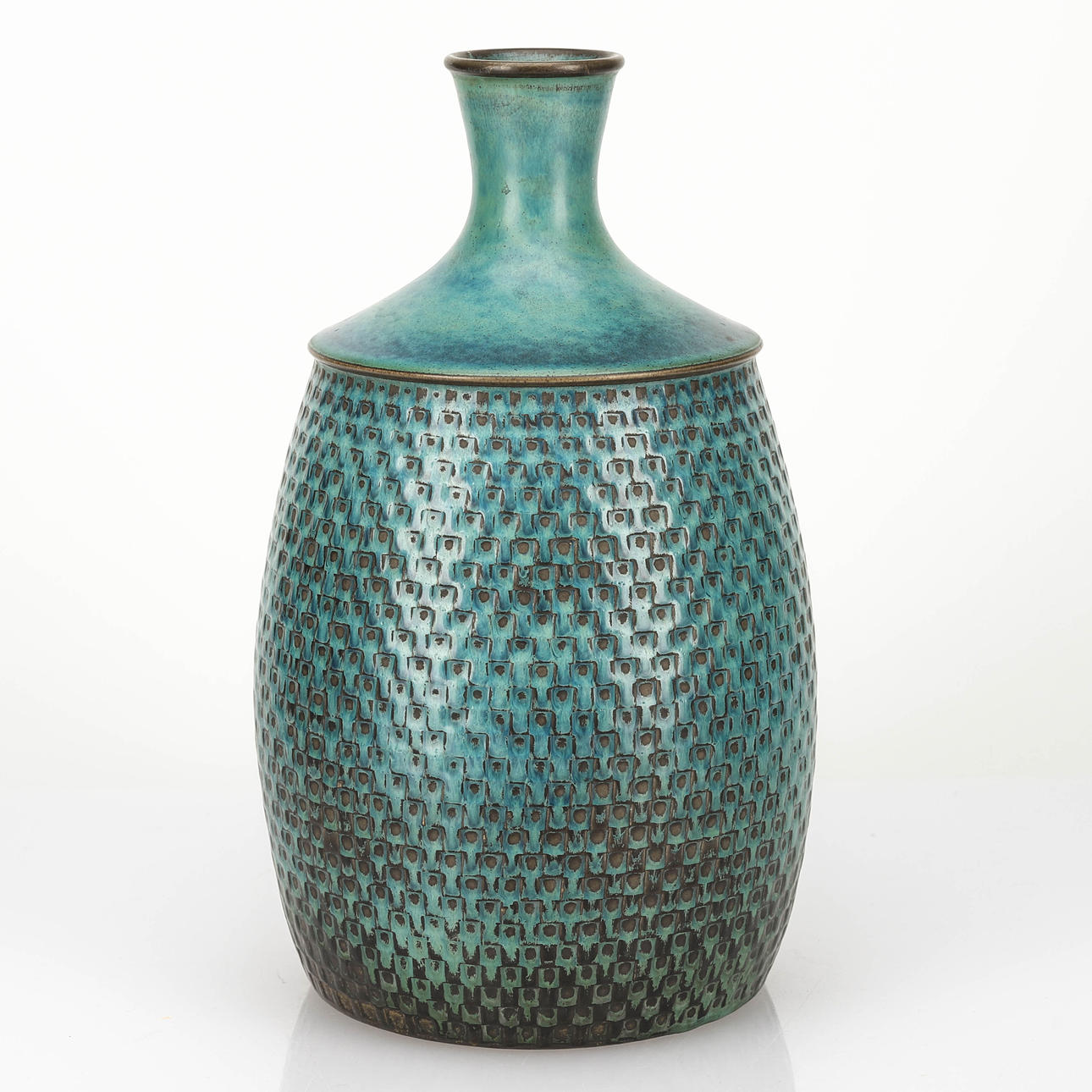 STIG LINDBERG. Vase, stentøj, Gustavsberg Studio.