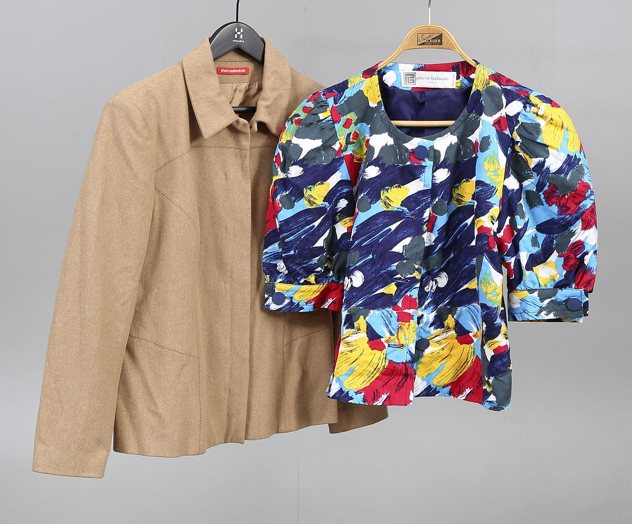 KAVAJER, 2 st. Pierre Balmain samt Alain Manoukian.