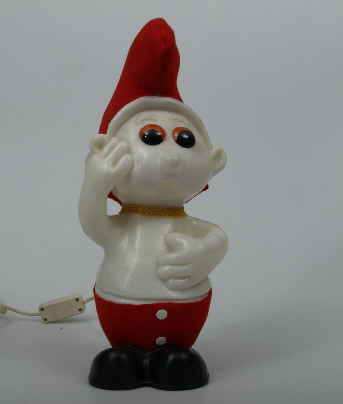 BORDSLAMPA, plast, Smurf, Italien, 1960-70-tal.