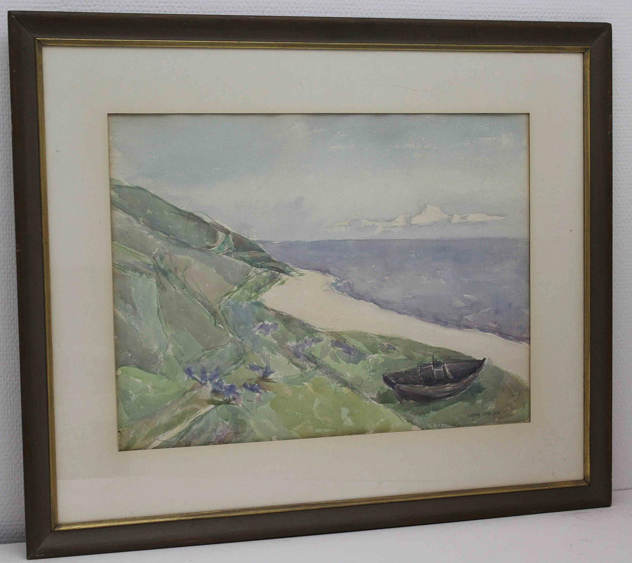 Parti konst (5). Div. tekniker. Bl.a. Gunnar Svenson och Halina Chrostowska.