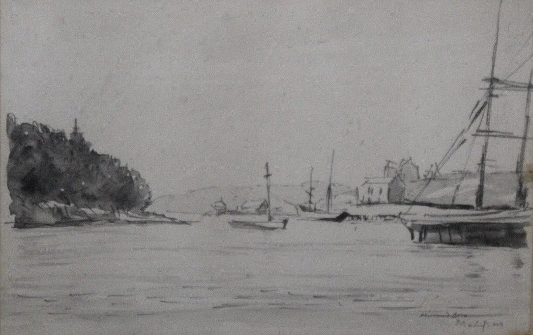 SIR MUIRHEAD BONE (1876-1953). A FOLIO OF SKETCHES AND BRIEF STUDIES.