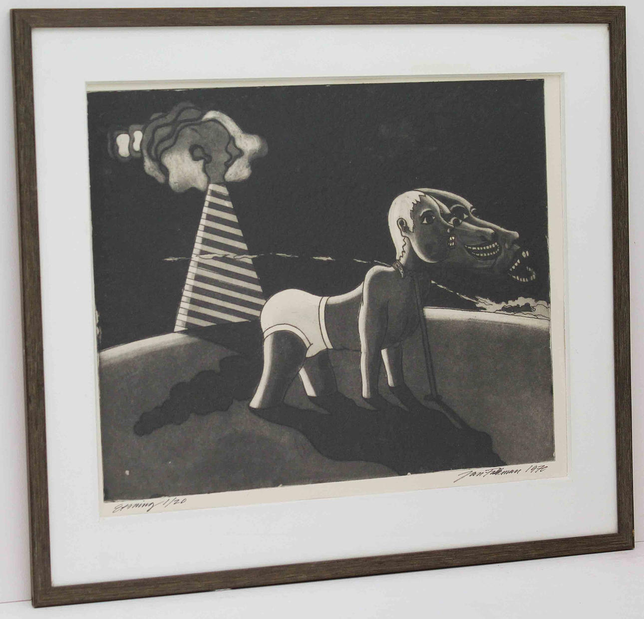 Parti konst (5). Div. tekniker. Bl.a. Gerald Steffe och Jan Falkman.