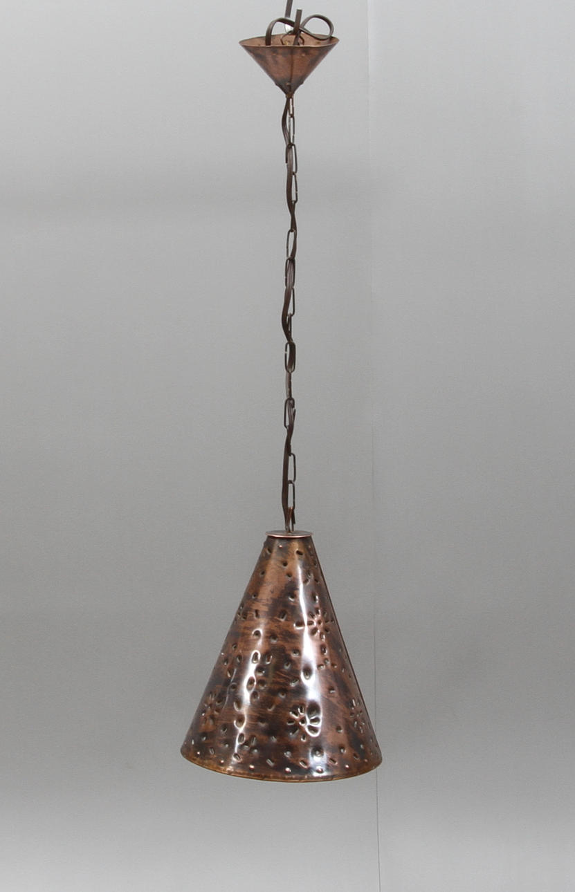 TAKLAMPA, koppar, Olle Malm.