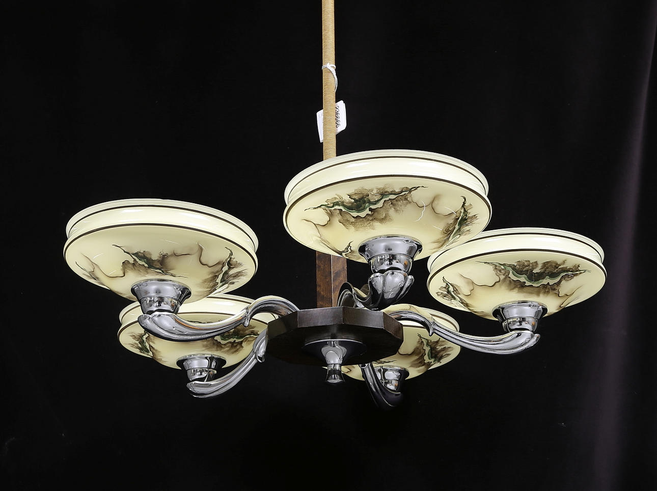 TAKLAMPA, art deco, 1930-40-tal. Total höjd 82 cm.