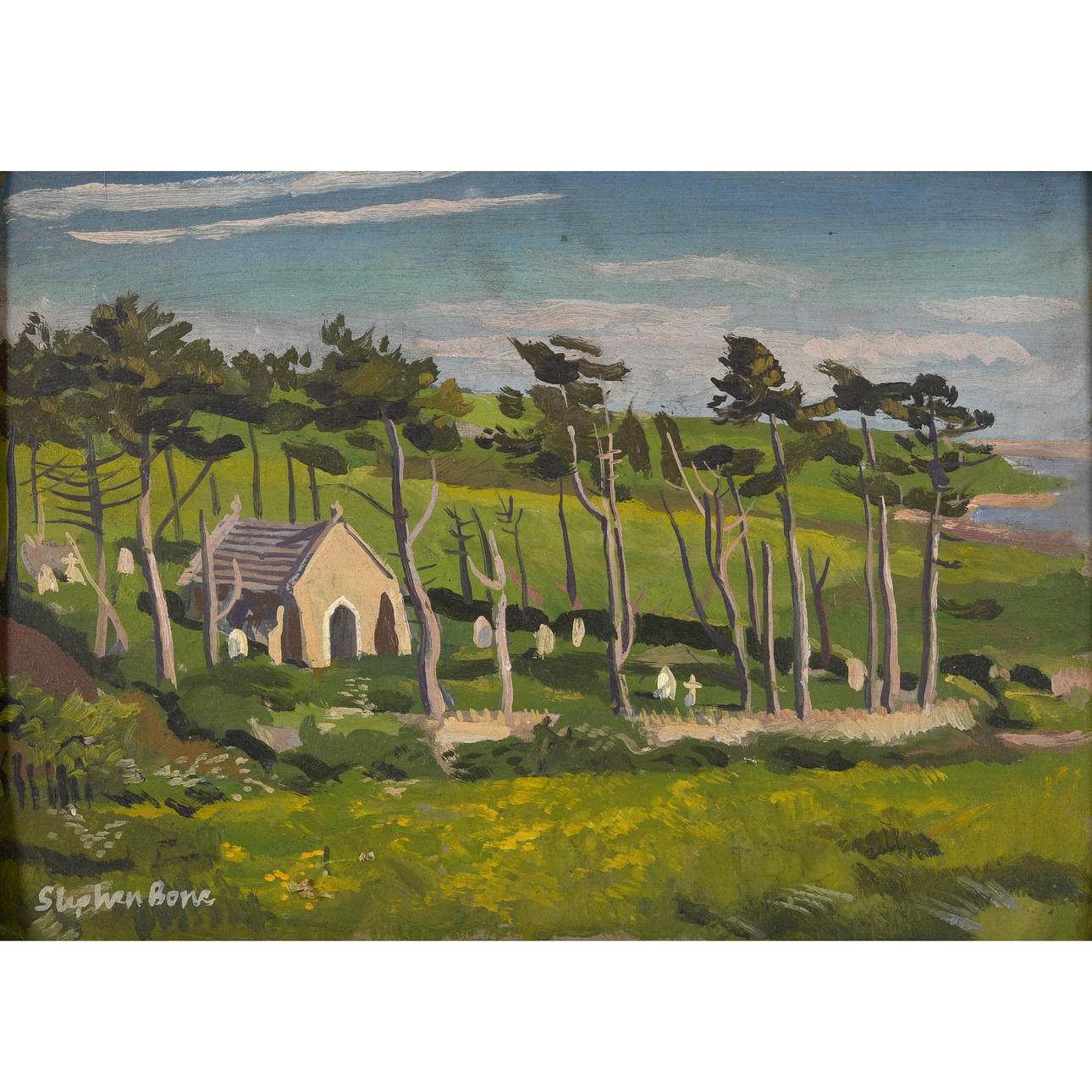 STEPHEN BONE (1904-1958). FLEET CHURCHYARD, DORSET.