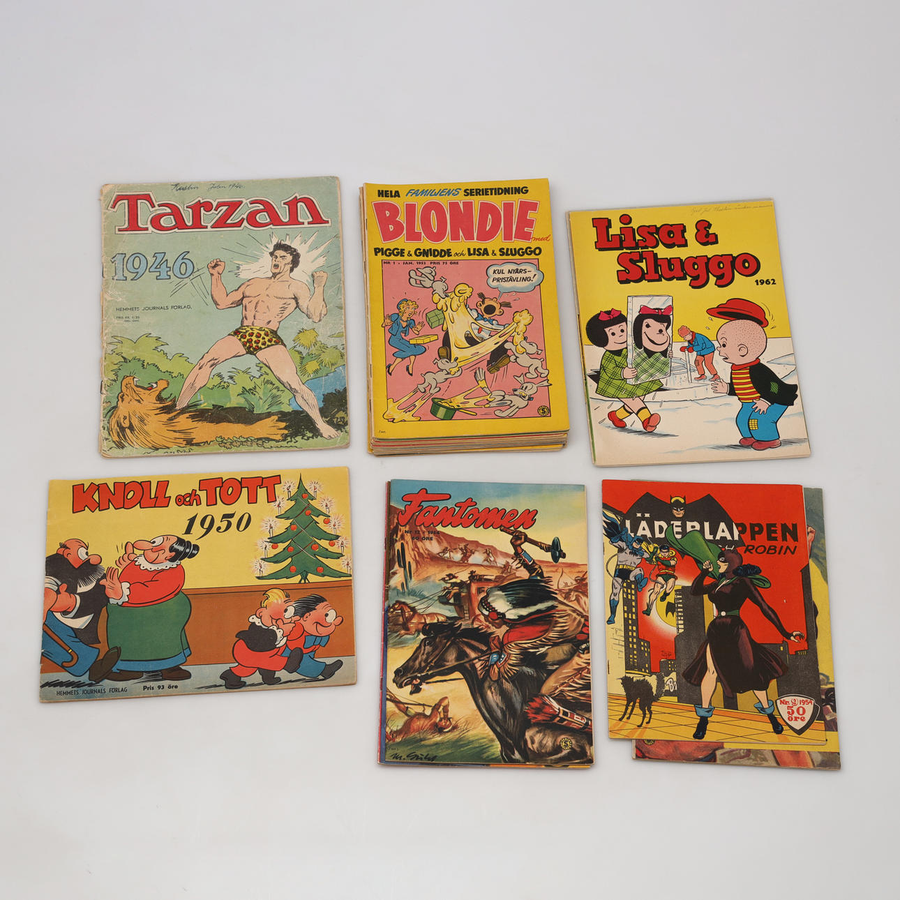 COMIC MAGAZINES, including Tarzan, The Phantom, etc., 1940s and 50s.