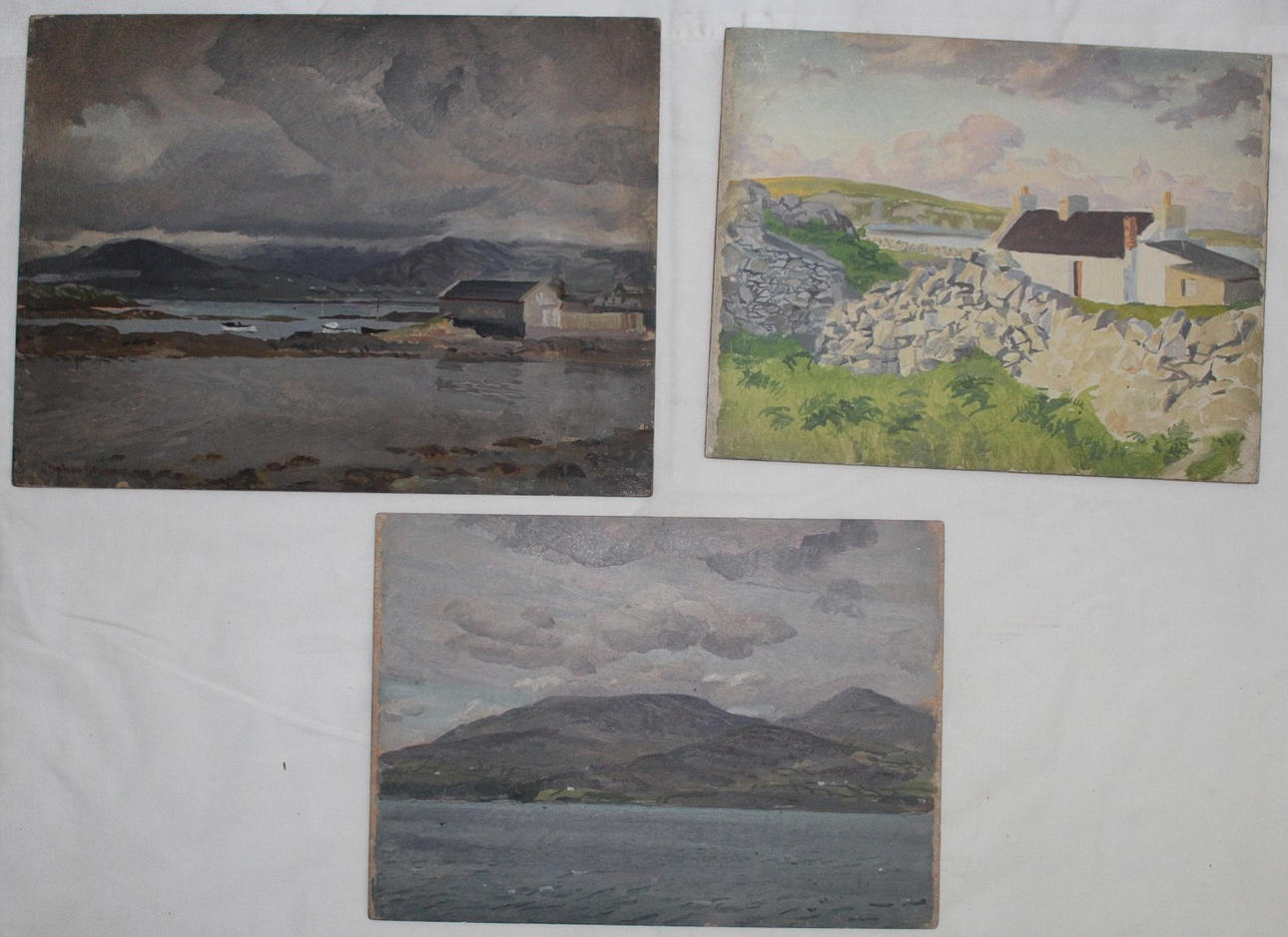 STEPHEN BONE (1904-1958). LAWRENCE'S COVE, BERE ISLAND, COUNTY CORK; IRISH VIEWS.