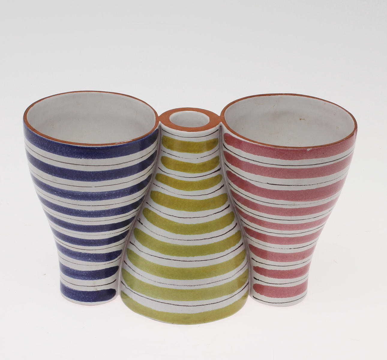 VAS/LJUSSTAKE, fajans, "Snurran", Stig Lindberg, Gustavsberg.