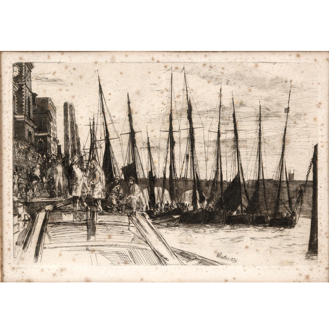 JAMES ABBOTT MCNEILL WHISTLER (1834-1903). BILLINGSGATE (Kennedy 47).