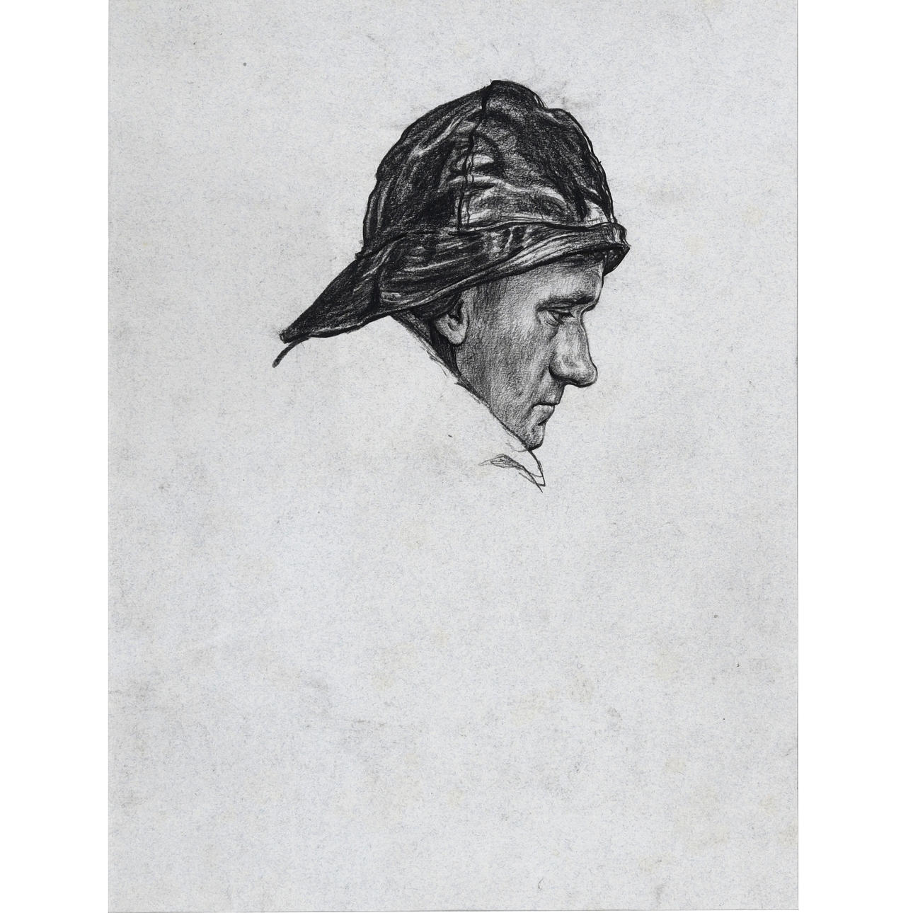 SIR MUIRHEAD BONE (1876-1953). STUDY FOR `WINTER MINE-LAYING OFF ICELAND`, 1942.