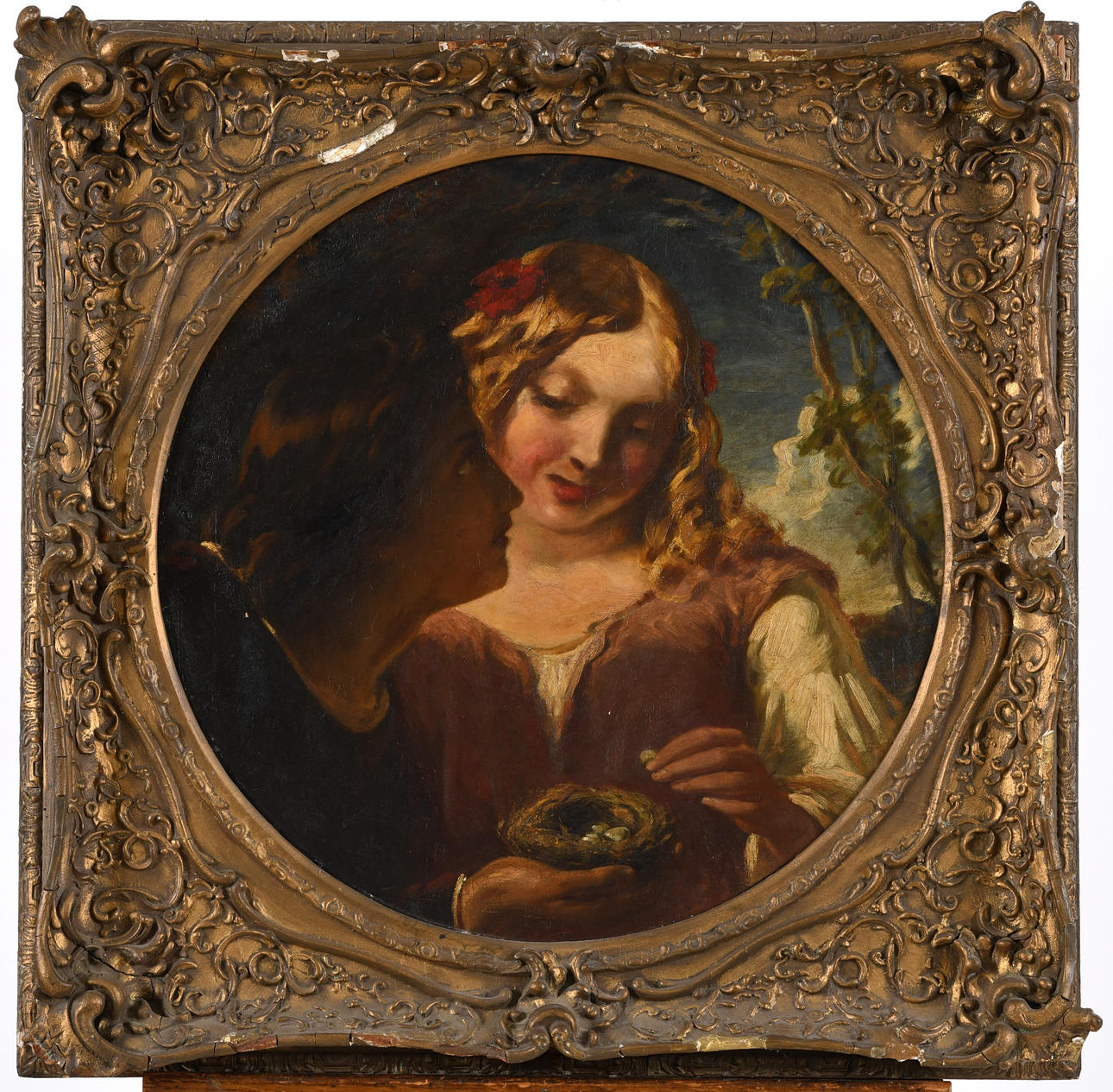 CIRCLE OF FREDERICK CHARLES UNDERHILL (1832-1896). THE BIRD'S NEST.