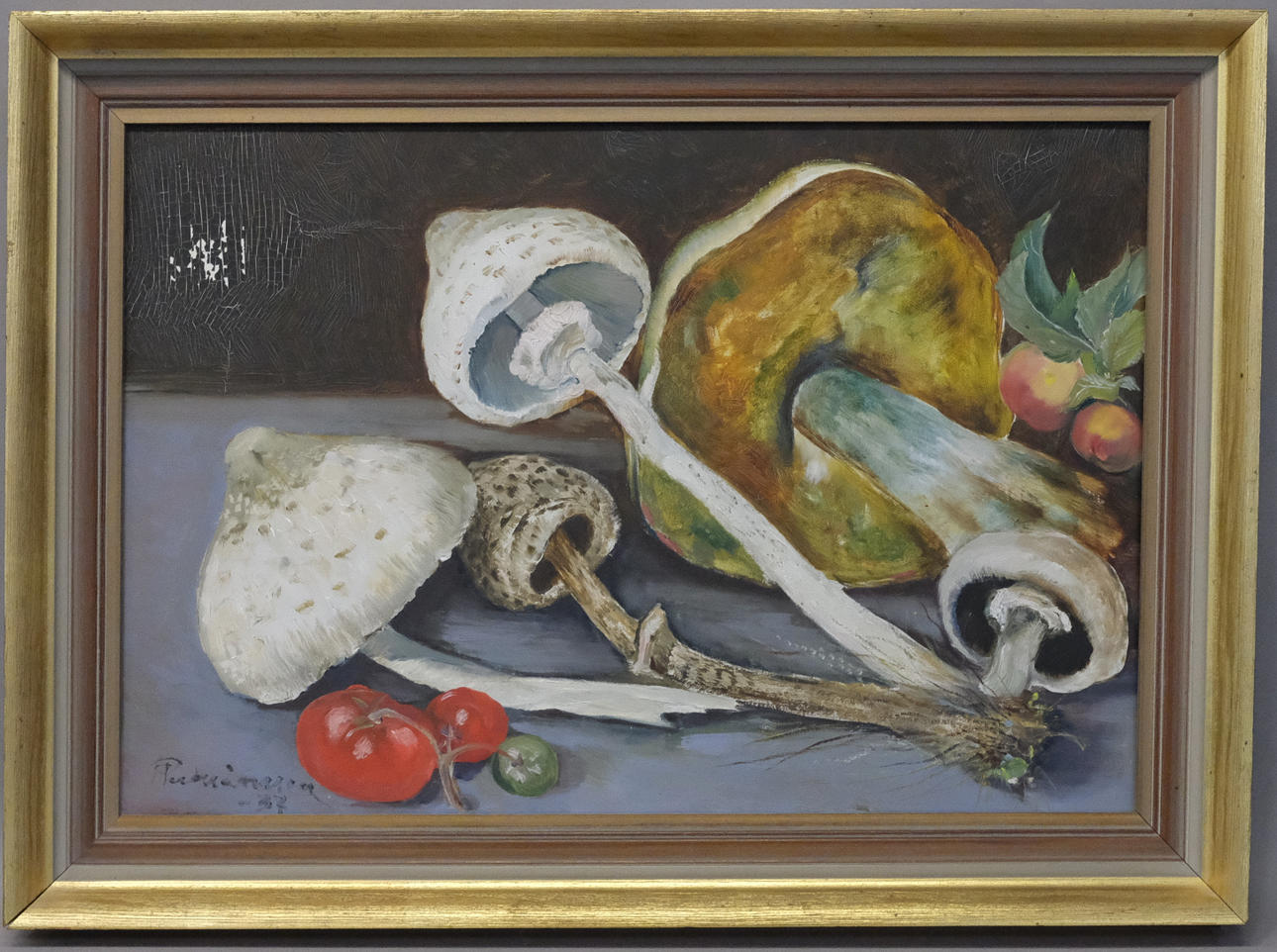 PER MÅNSSON, OLJA PÅ DUK, STILLEBEN.