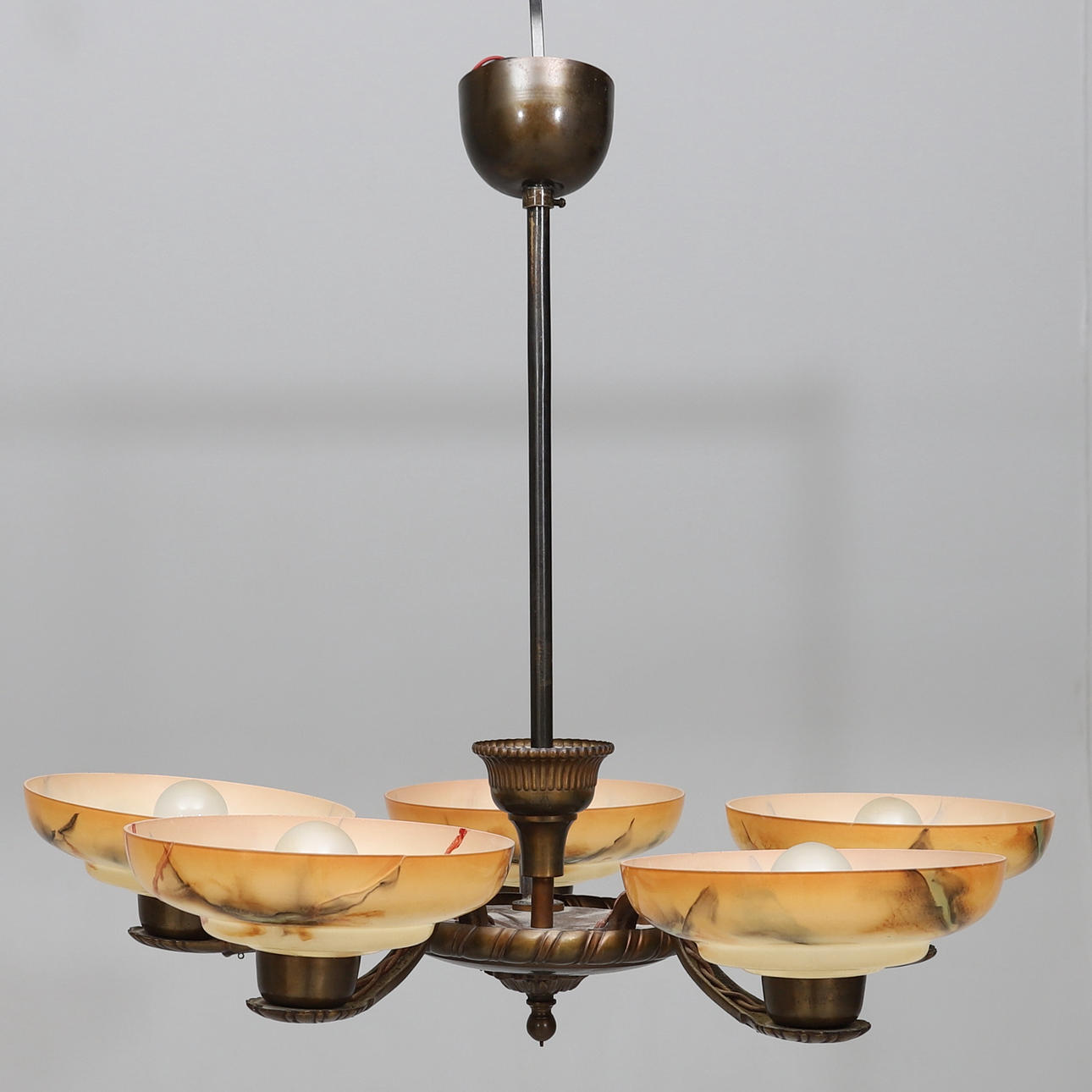 CEILING LAMP, first half of the 20th century.