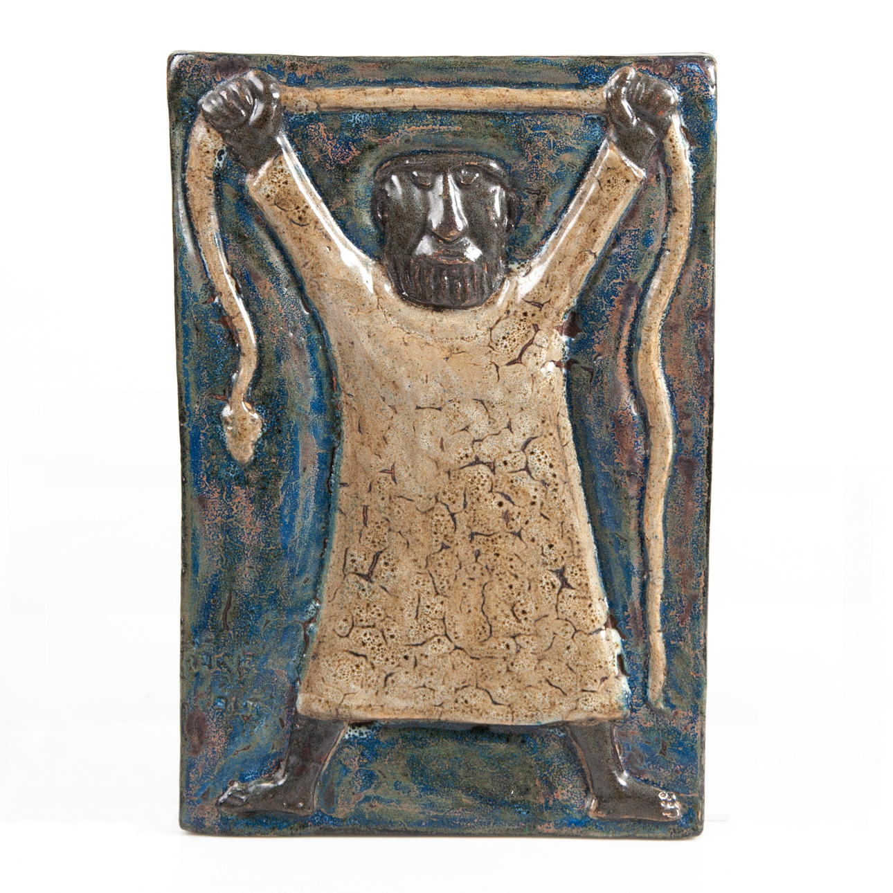 ÅKE HOLM. Relief, stengods,