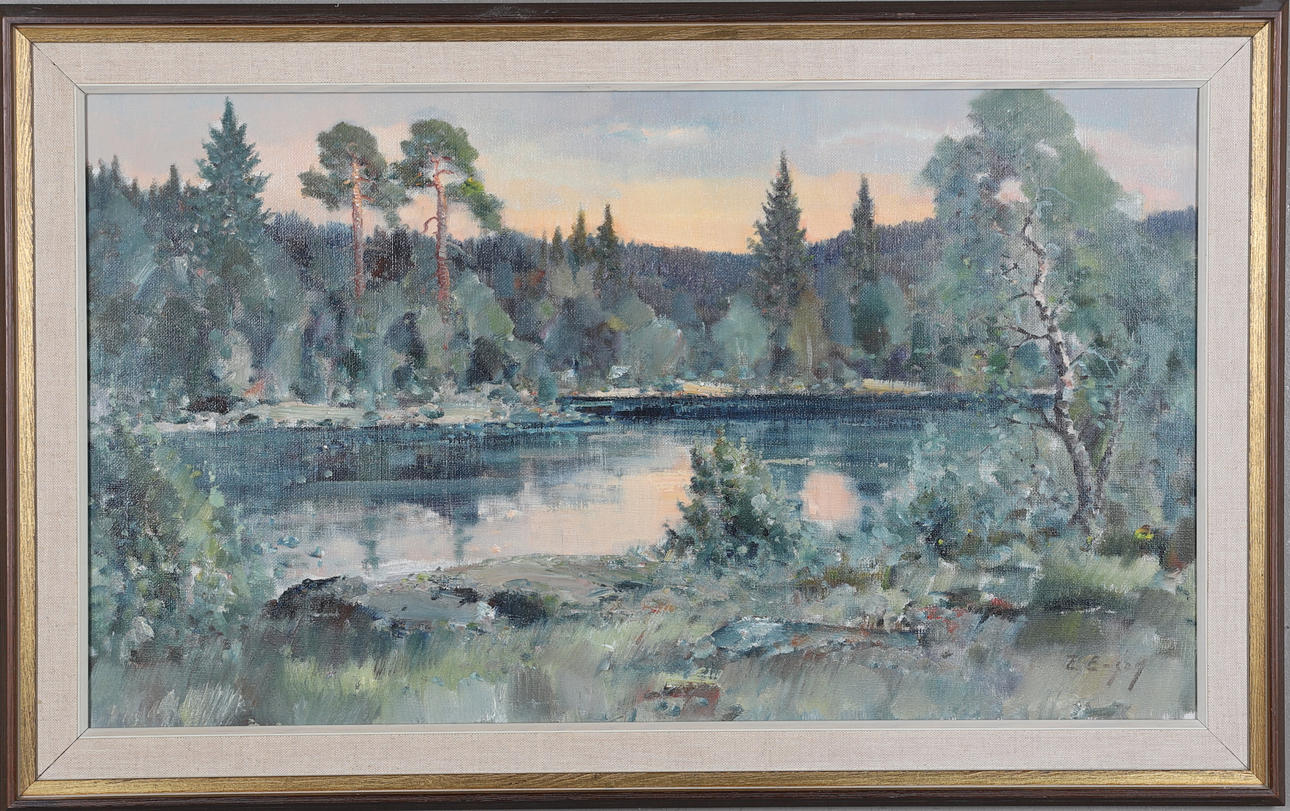 TORE ERIK ERIKSSON. oil on canvas, signed.
