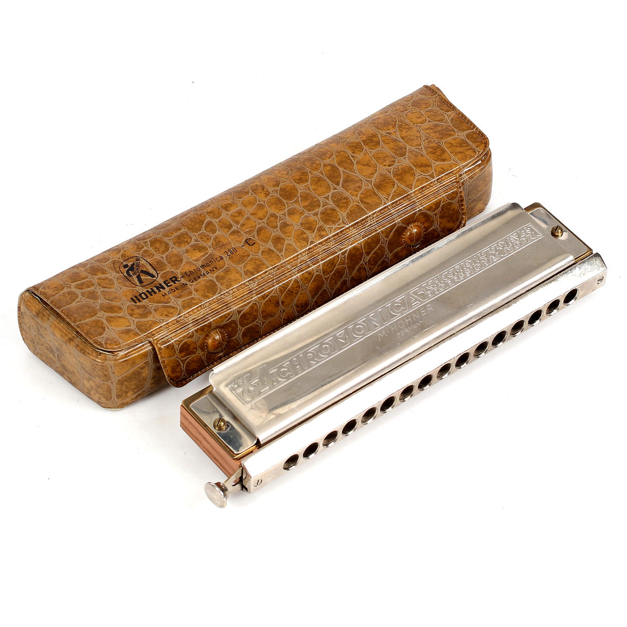 HARVARD, "The 64 Chromonica", M-Hohner, Germany.