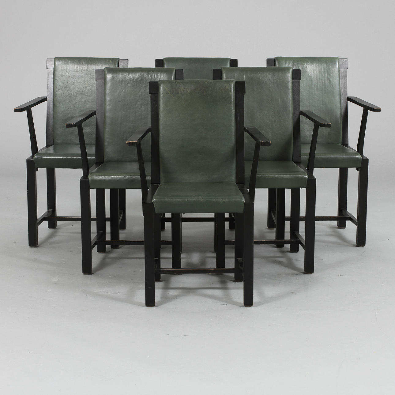 KARMSTOLAR, 6 st, "Provence" Åke Axelsson för Galleri Stolen.